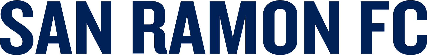 San Ramon FC Text Navy、mySite、noshort