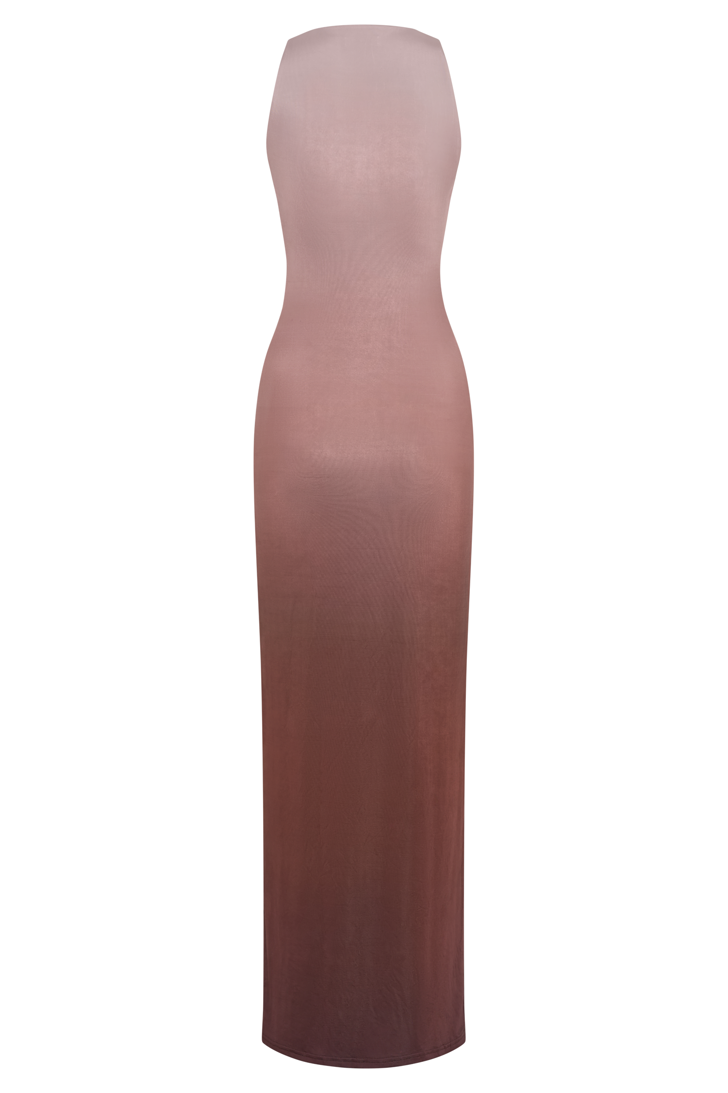 Stella Draped Slinky Maxi Dress - Mocha Ombre、mySite、solidvoid