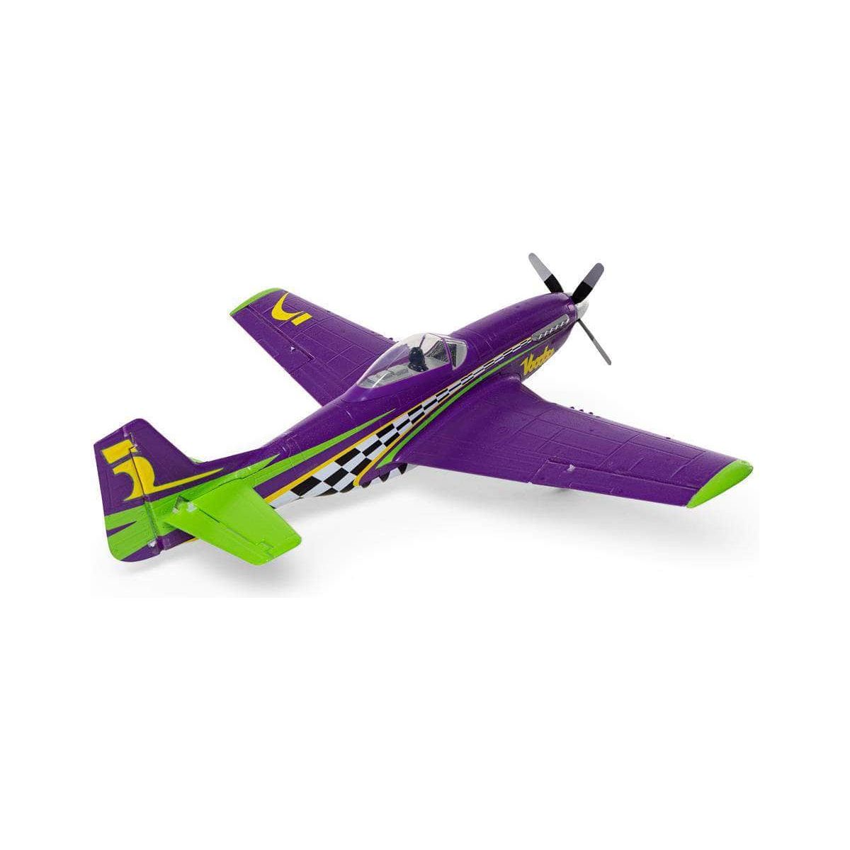  EFLU4350, E-flite UMX P-51D Voodoo BNF Basic Electric Airplane (493mm) w/AS3X & SAFE Select、mySite、merchandisen