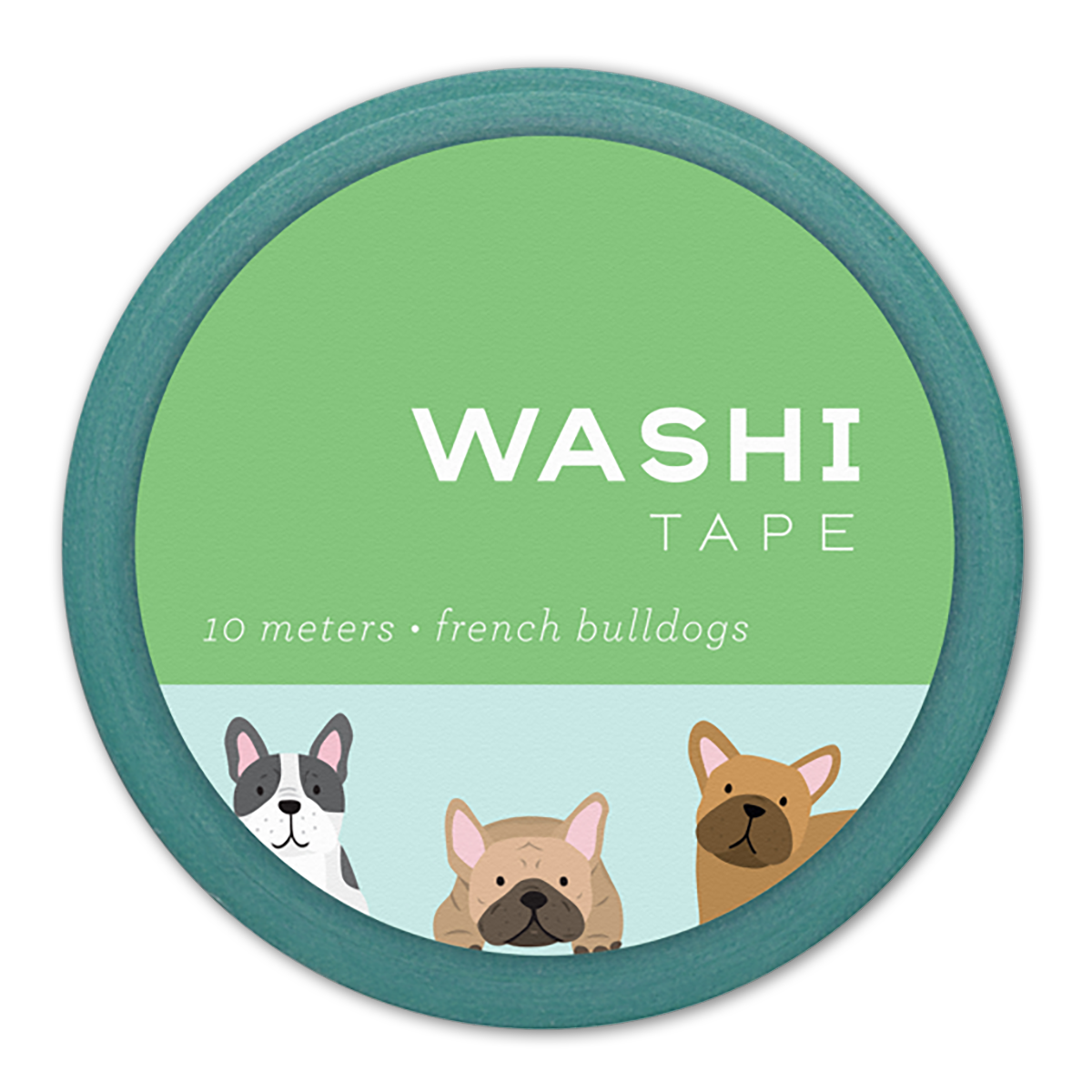  French Bulldogs Washi Tape、mySite、ghnorth