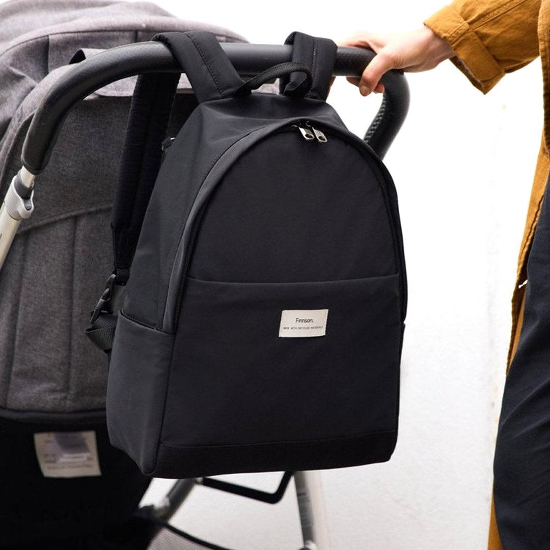  Finnson Inge Eco Changing Backpack With Changing Mat - Black、mySite、merchandisen