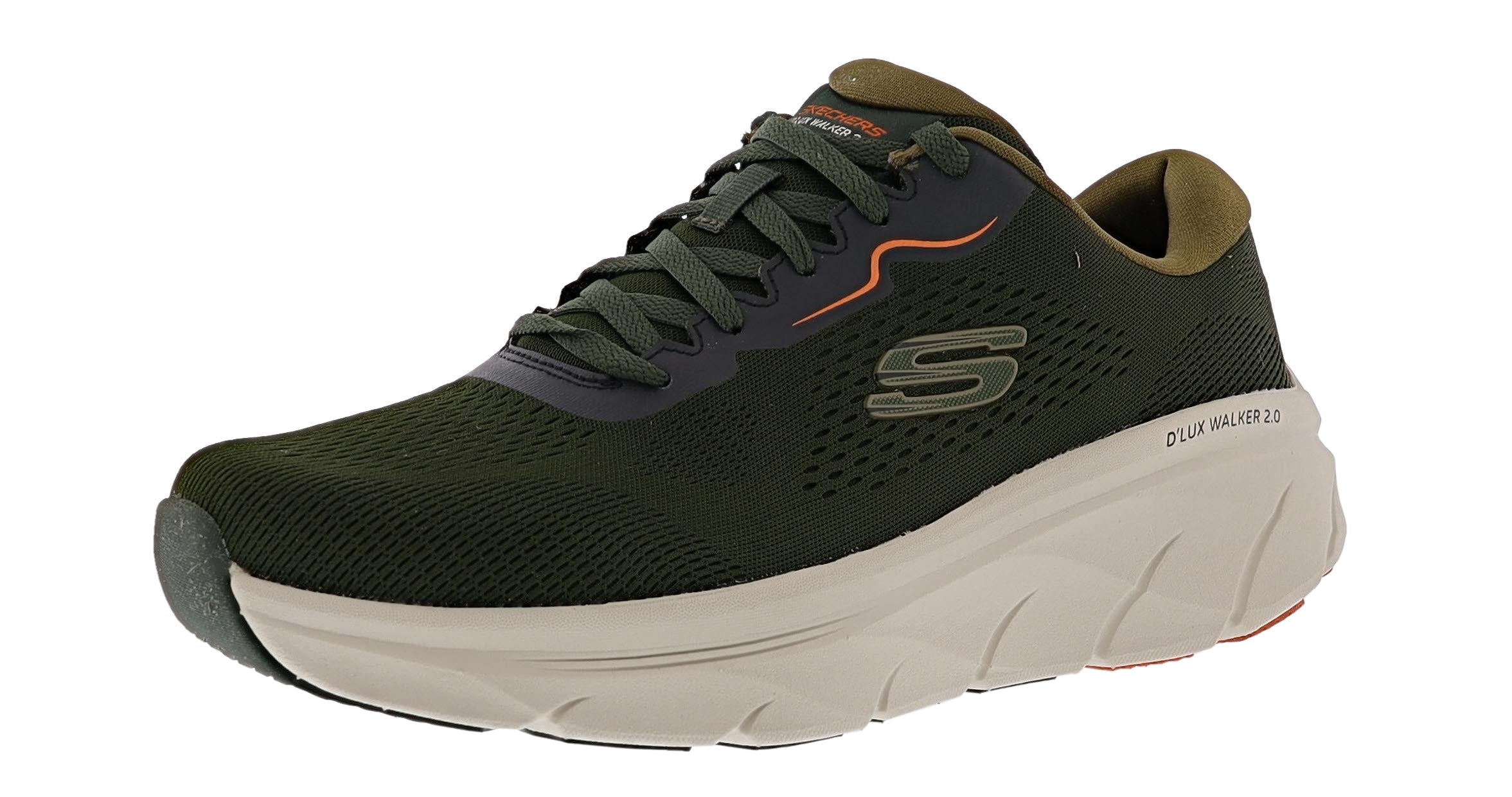 Skechers Men's Dlux Walker 2.0 Swave X-Wide Walking Shoes、mySite、dreamappss