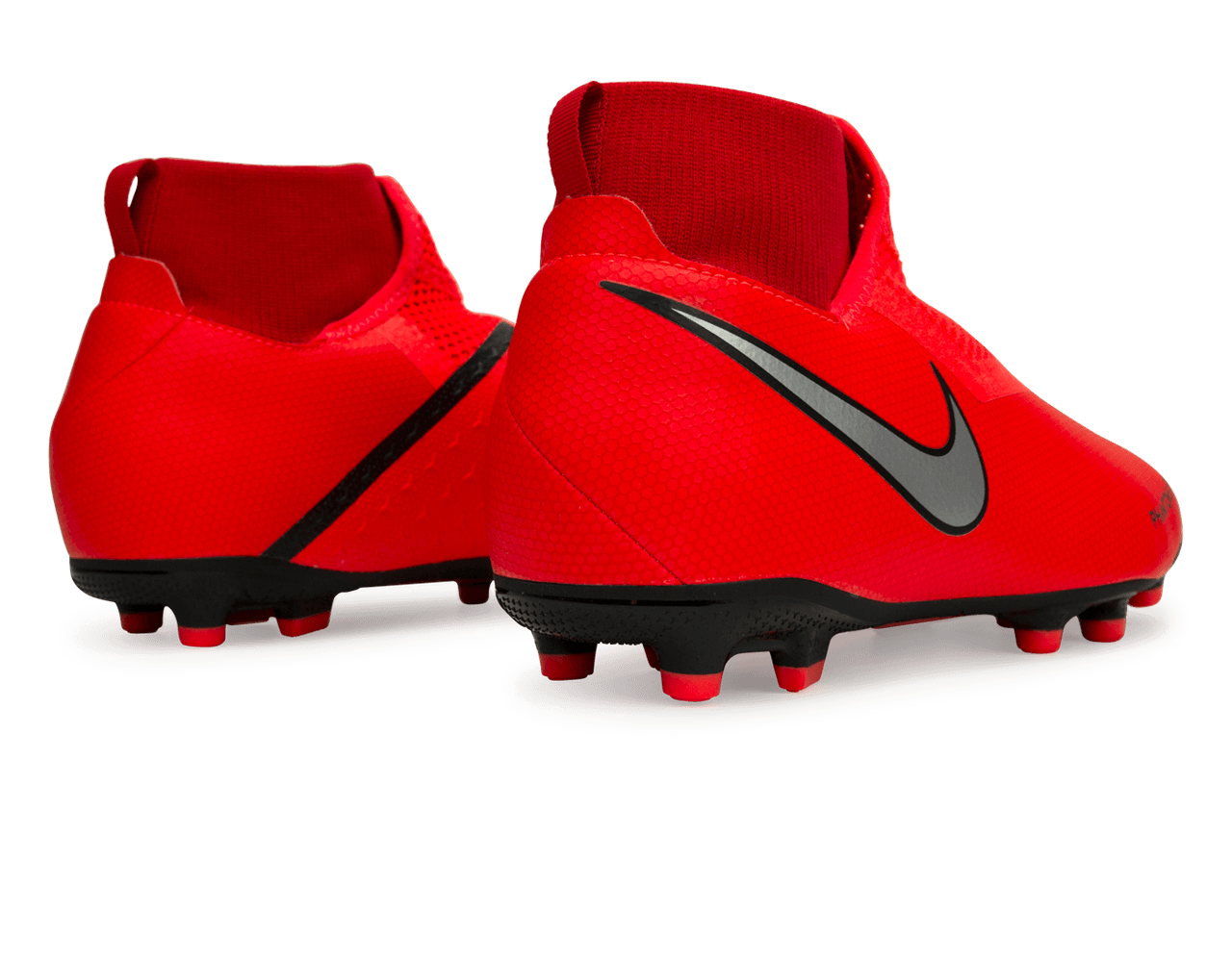 Nike Kids PhantomVSN Game Over Academy DF FG/MG Bright Crimson/Metallic Silver、mySite、noshort