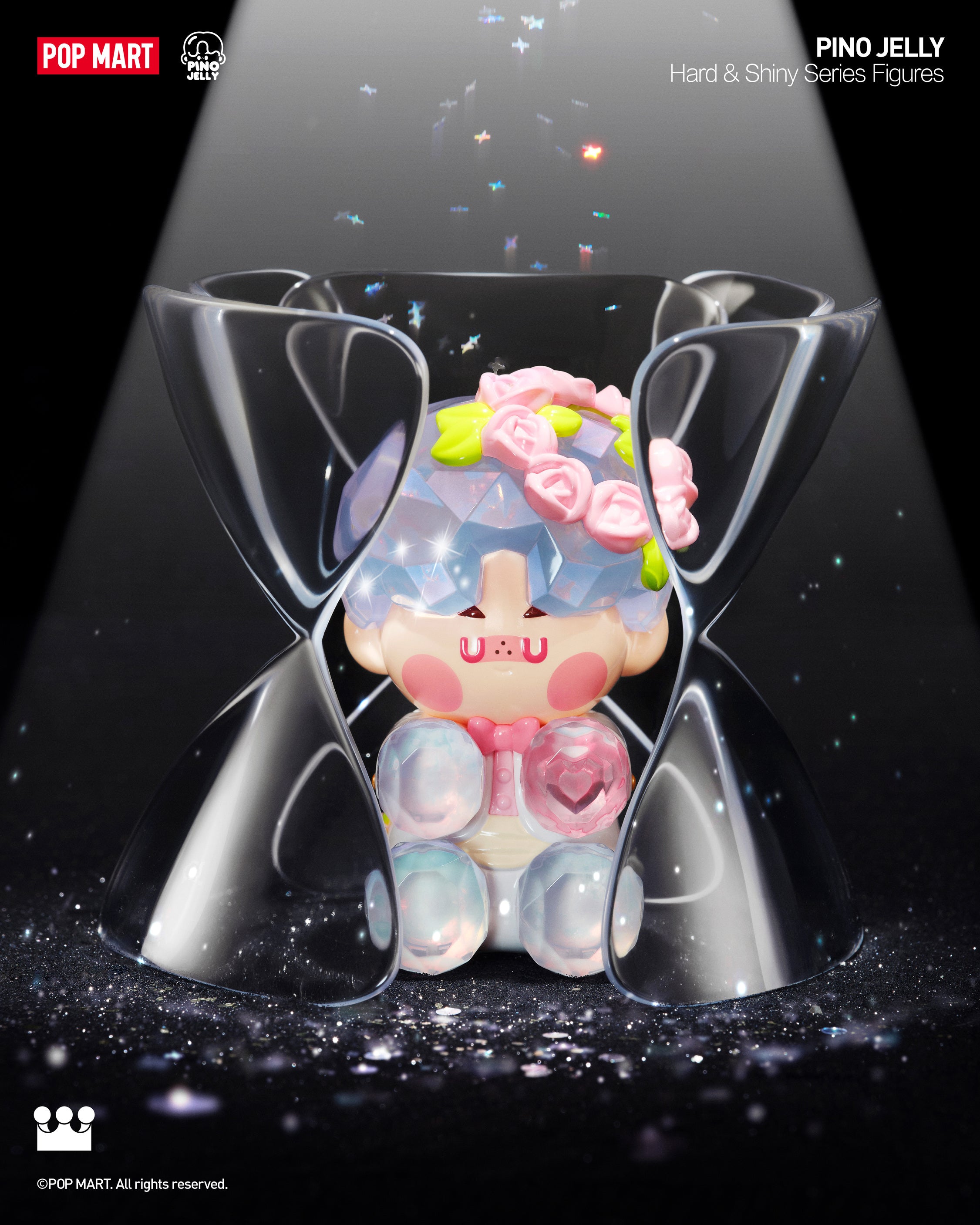  POP MART PINO JELLY Hard & Shiny Series Figures、mySite、greenlandpopulation