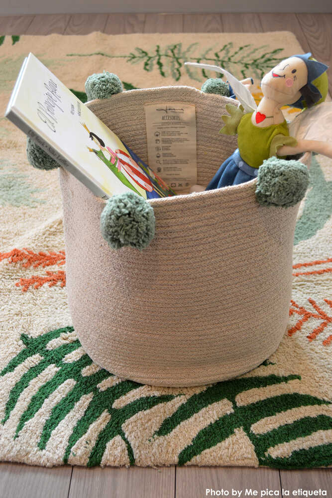 STORAGE BASKET BUBBLY NATURAL - GREEN、mySite、gigharbornorthrealestate