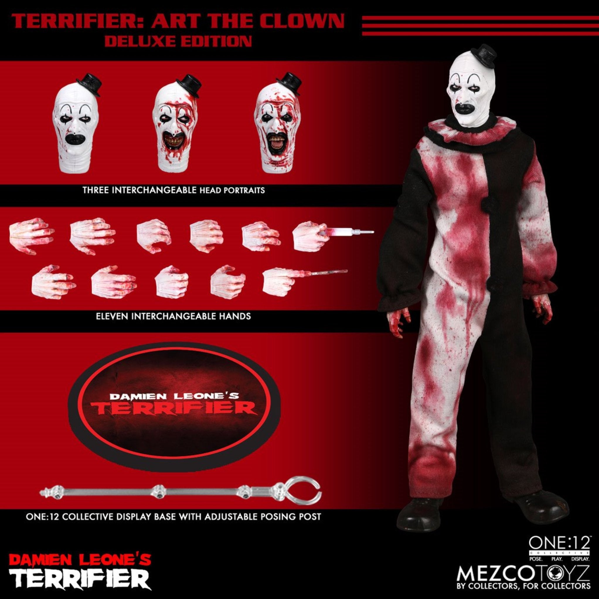 Terrifier Mezco One:12 Collective Art the Clown (Deluxe Edition)、mySite、hgirdovlk