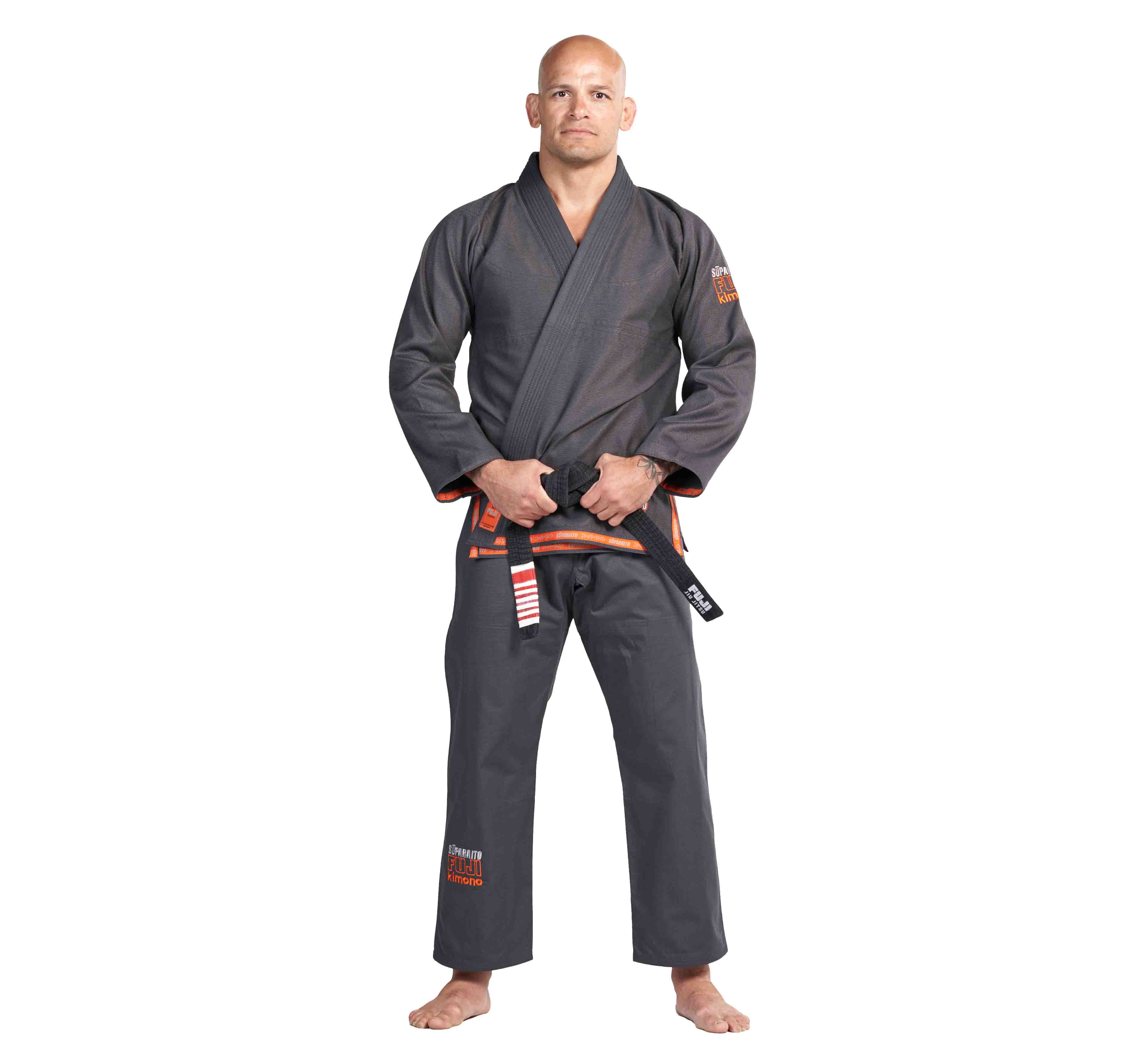 Suparaito BJJ Gi Dark Grey/Orange、mySite、gigharbornorthrealestate