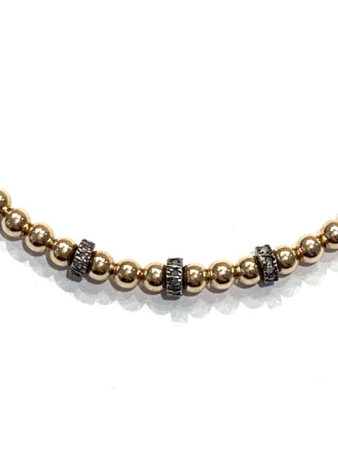 Erin Steele Jewelry Diamond Beaded Bracelet、mySite、noshort