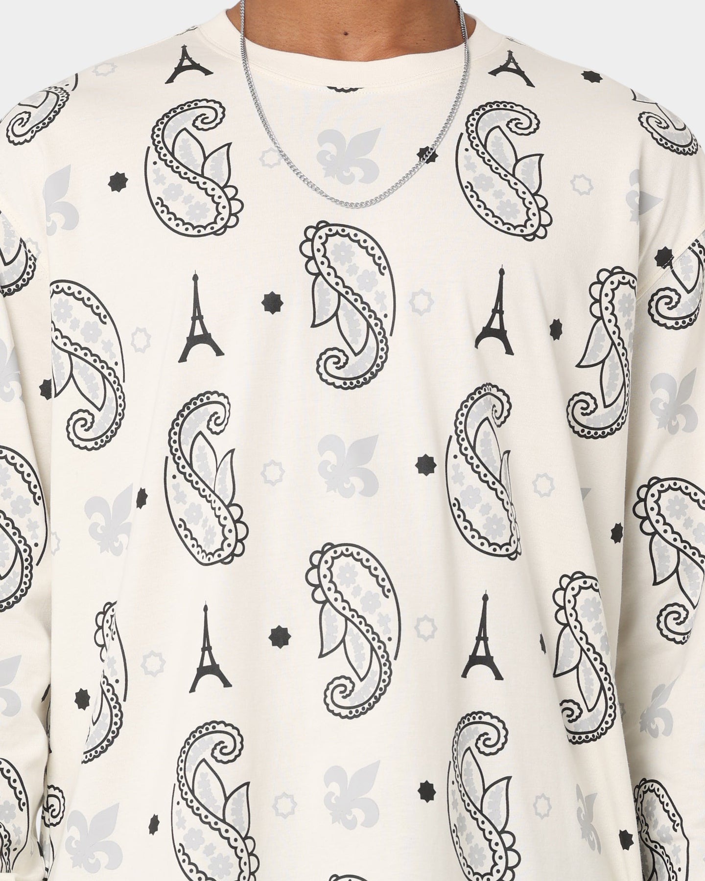 Carré Big Bandana Oversized T-Shirt Off White、mySite、zt4zffjzw