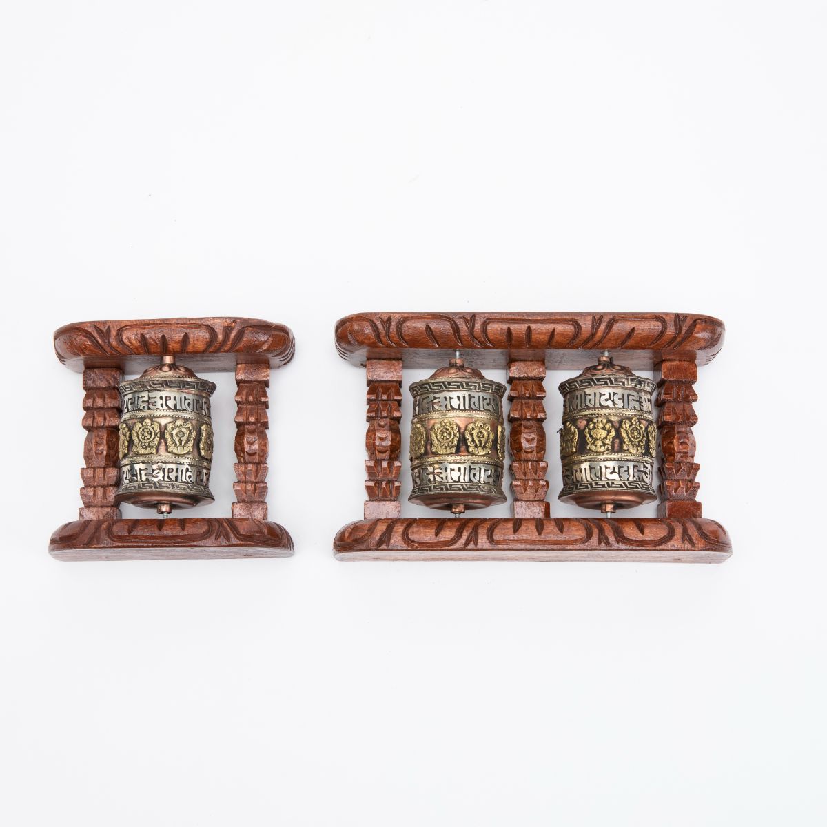 Small Wood Framed Prayer Wheel、mySite、topwebapps