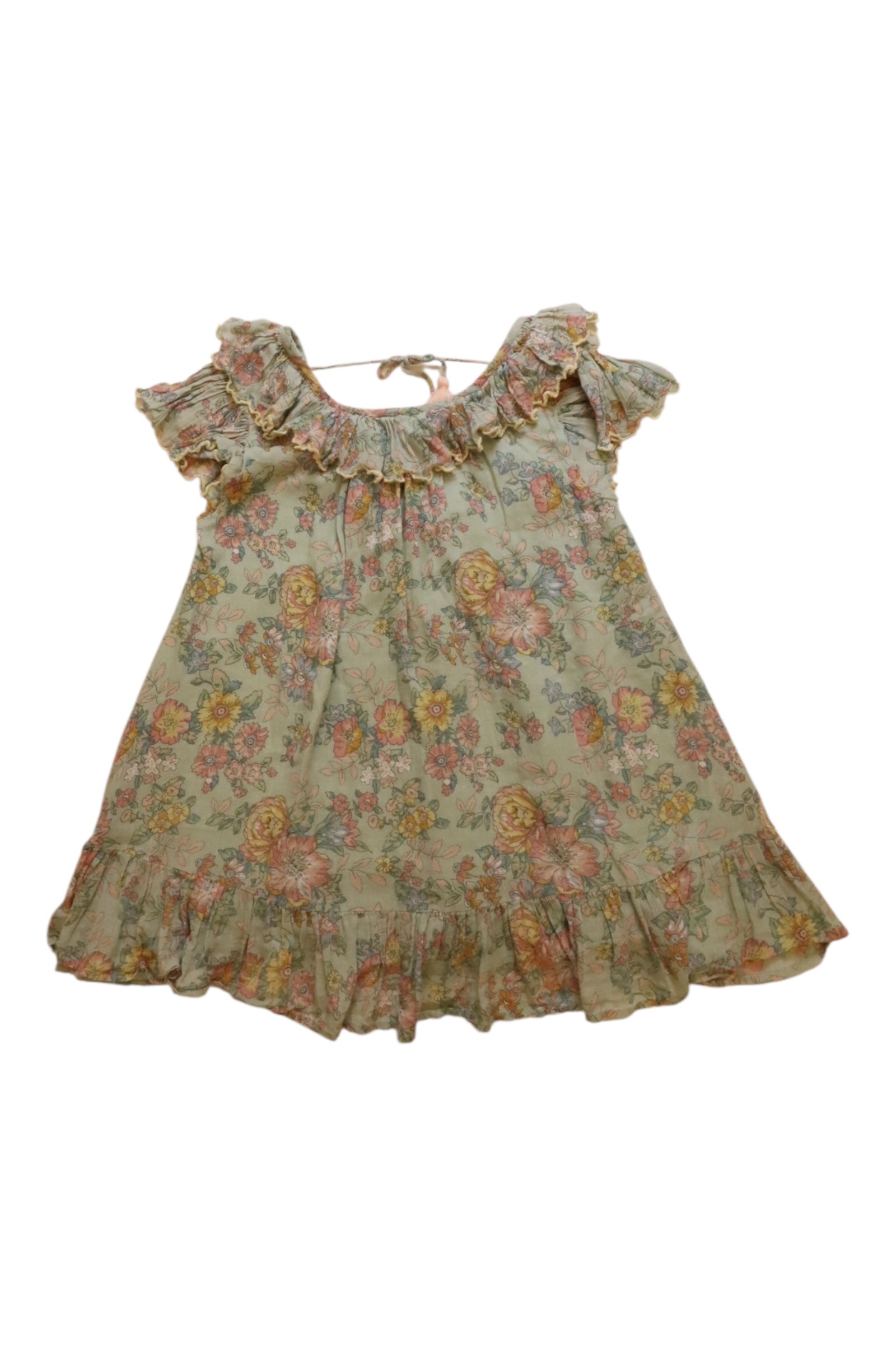 Louise Misha Floral Ruffle Dress, Size 5T、mySite、g9winljtr