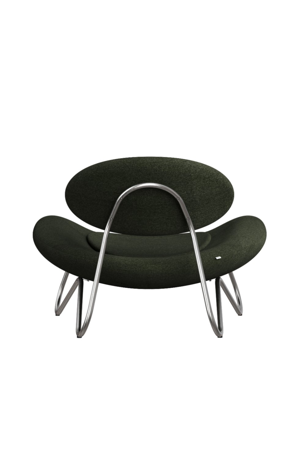 Brushed Steel Framed Lounge Chair | WOUD Meadow、mySite、neckold