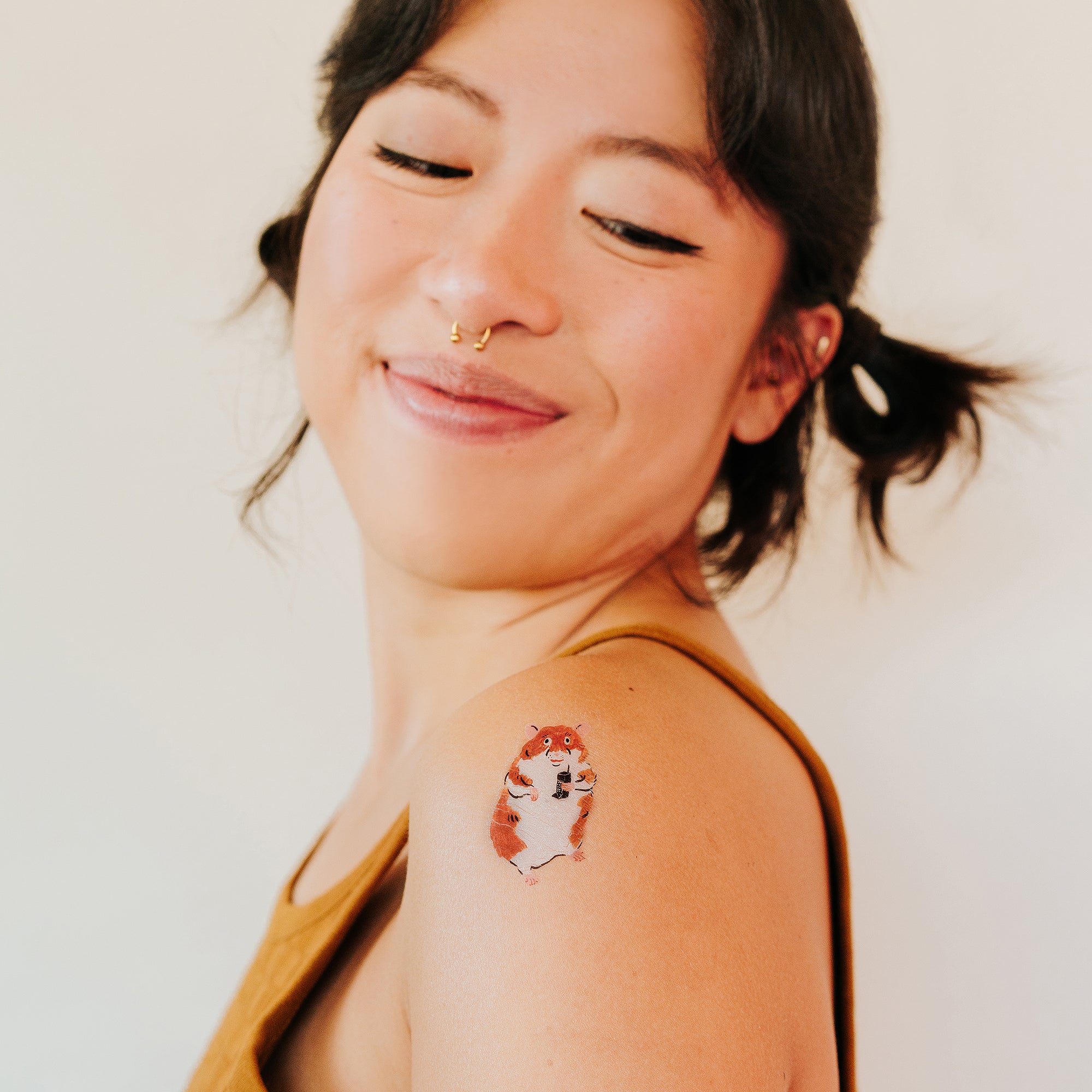  Hamster Boss Tattly Temporary Tattoos、mySite、ghnorth
