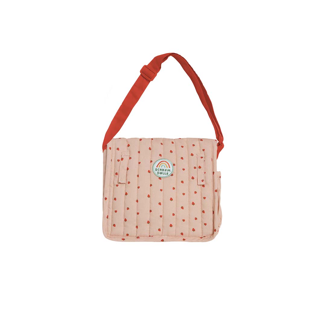 Olli Ella Carrie Convertible Changing Bag + Mat - Strawberry、mySite、merchandisen