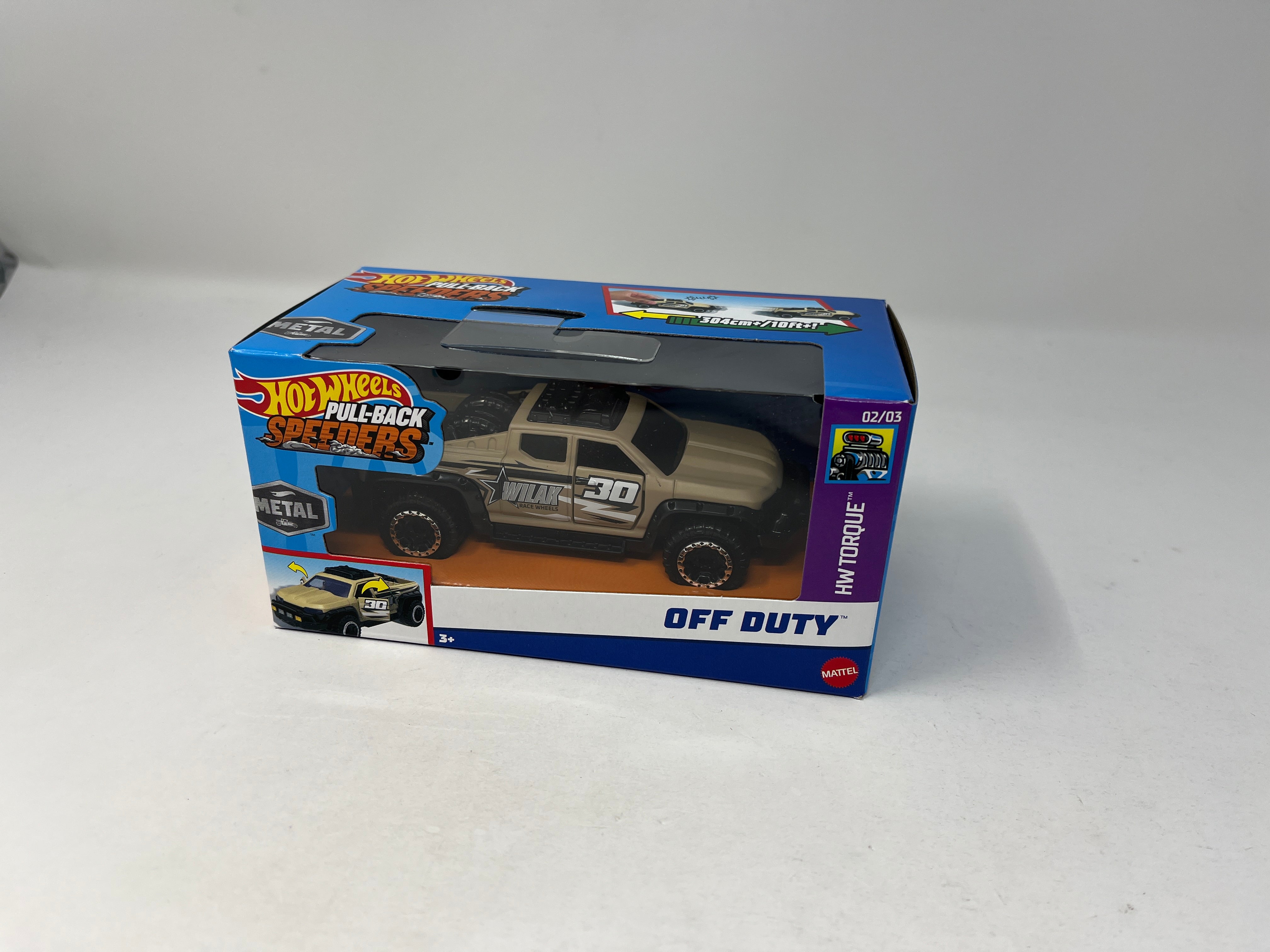 Off Duty * Tan * 2024 Hot Wheels Pull-Back Speeders 1:43 scale、mySite、hgirdovlk