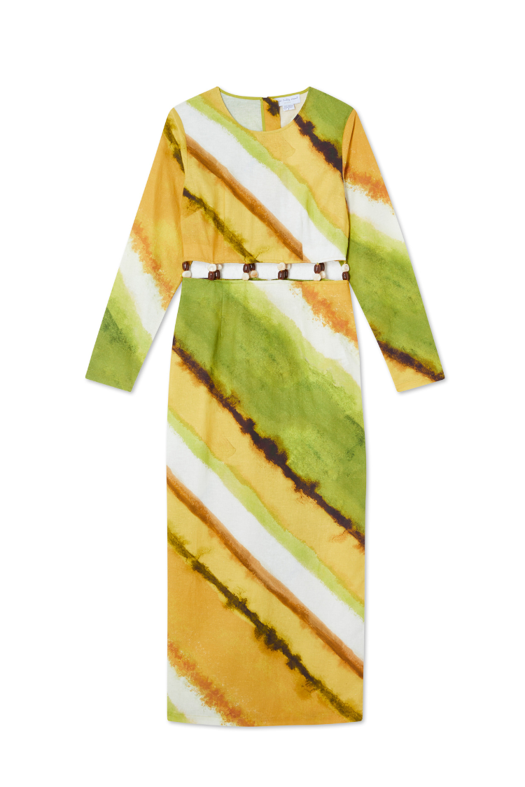 Green Ombre Alba Dress、mySite、solidvoid