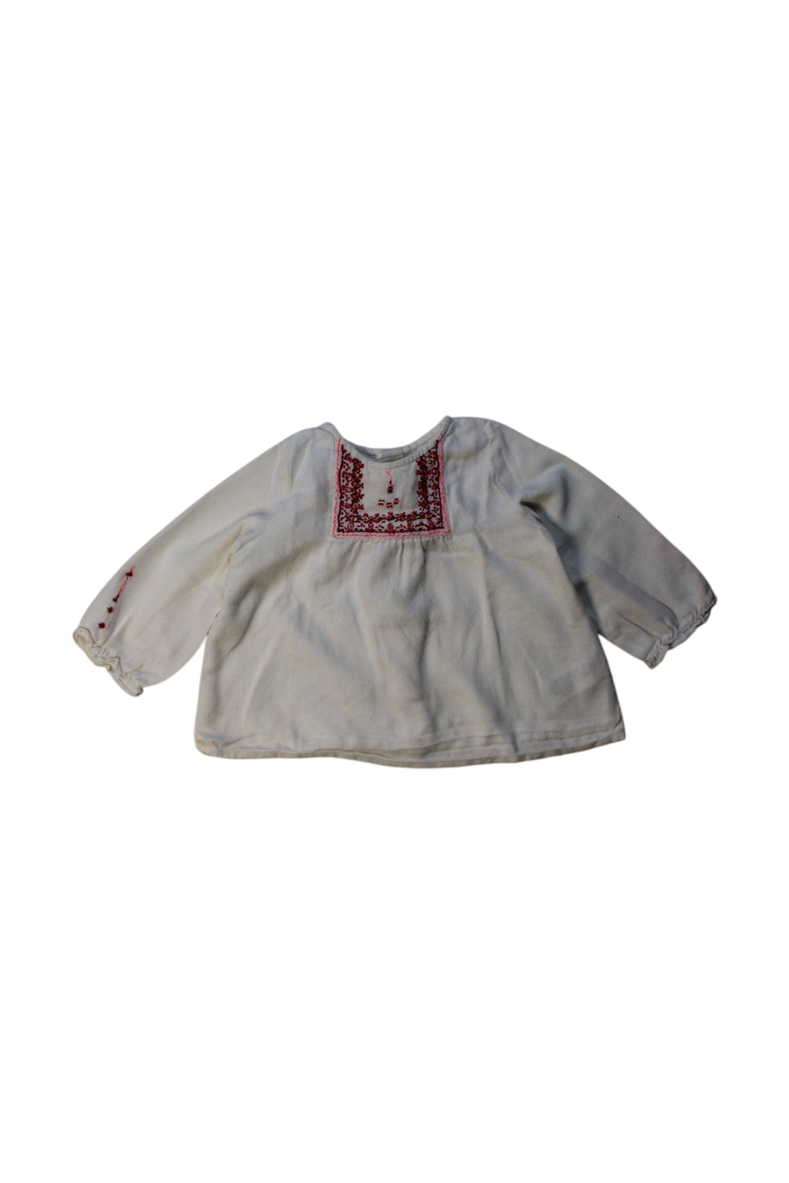 Bonpoint Embroidered Blouse 6-12M、mySite、g9winljtr