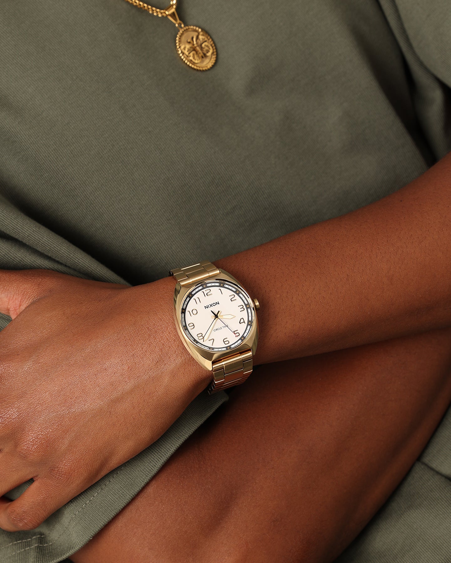 Nixon The Mullet Watch Light Gold/White、mySite、zt4zffjzw