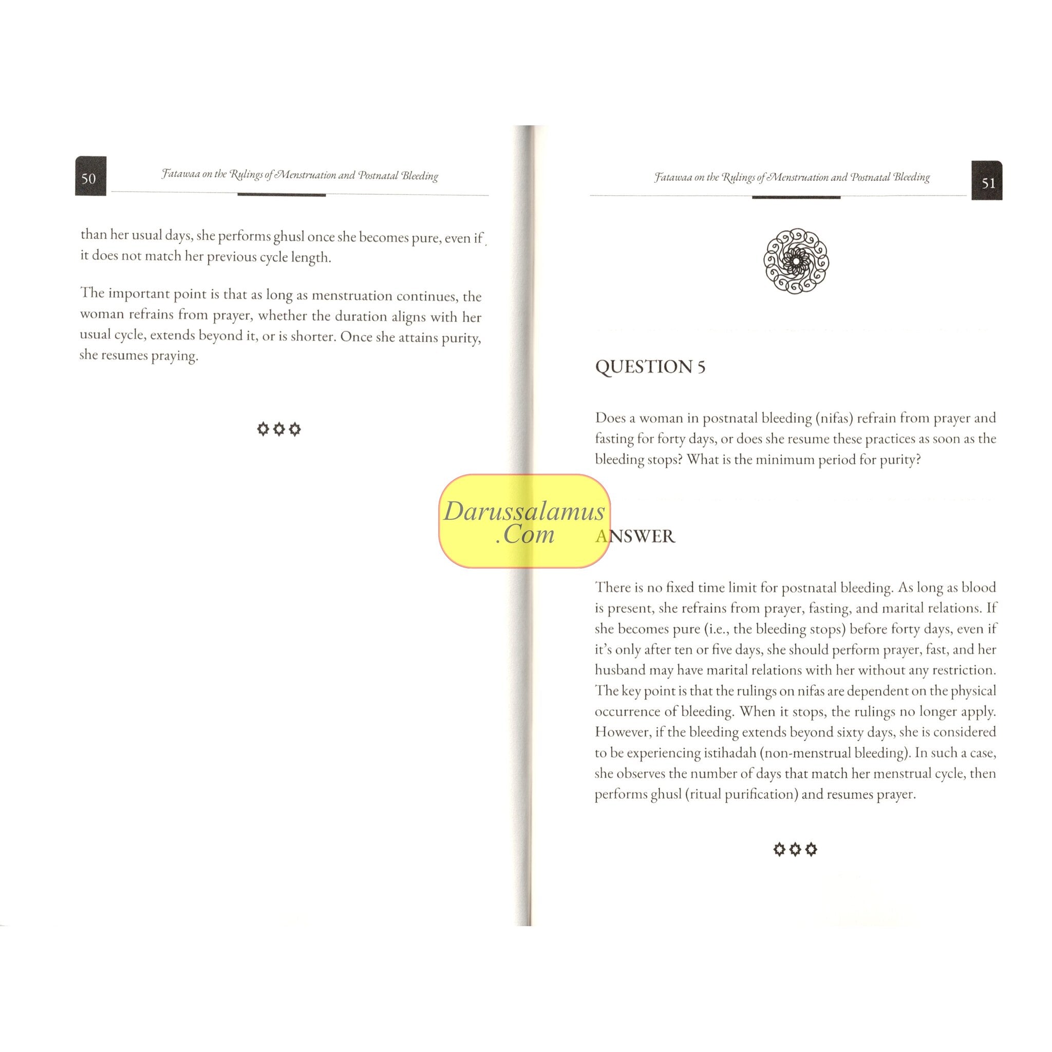 Fatawaa on the rulings of Menstruation & Postnatal Bleeding、mySite、topwebapps