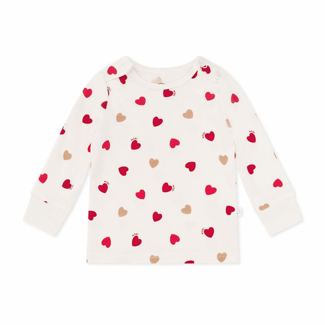  MORI Loveheart Pyjamas - Hearts & Cream、mySite、merchandisen