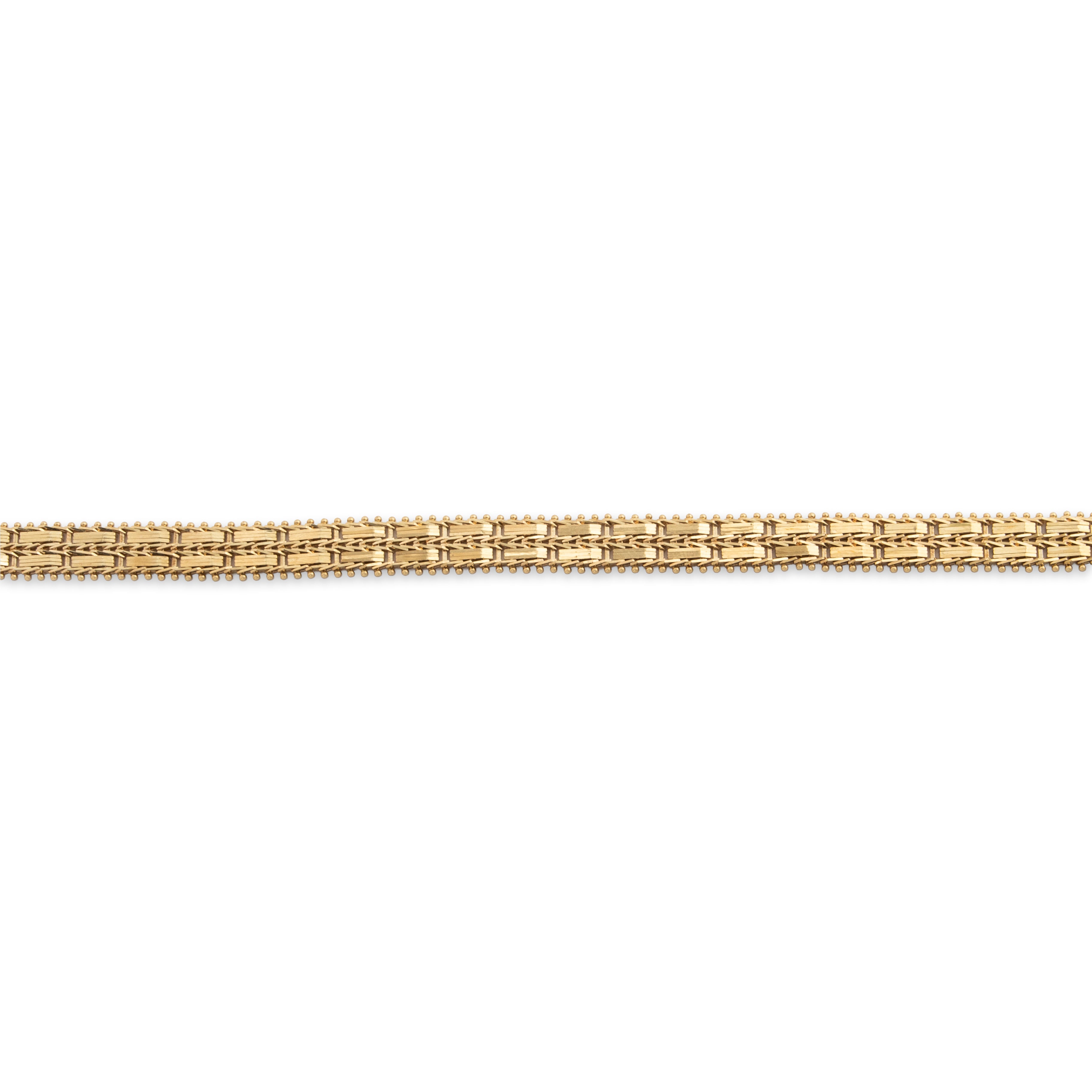 Vintage 14k Yellow Gold Articulated Chain Link Bracelet 7、mySite、hinf8tx79