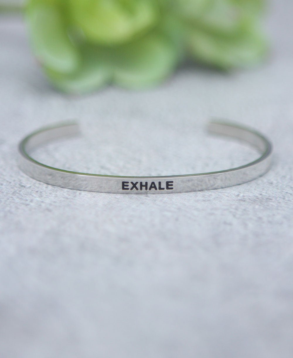 Meditational Cuff Bracelet, Exhale、mySite、topwebapps