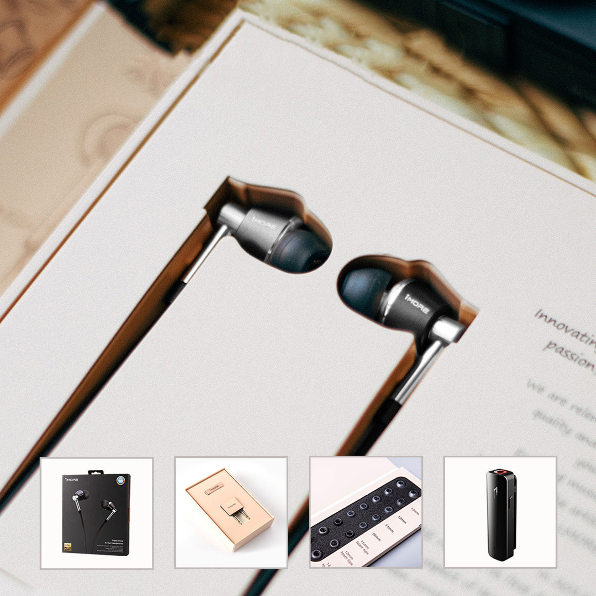  1MORE - Triple Driver、mySite、merchandisen