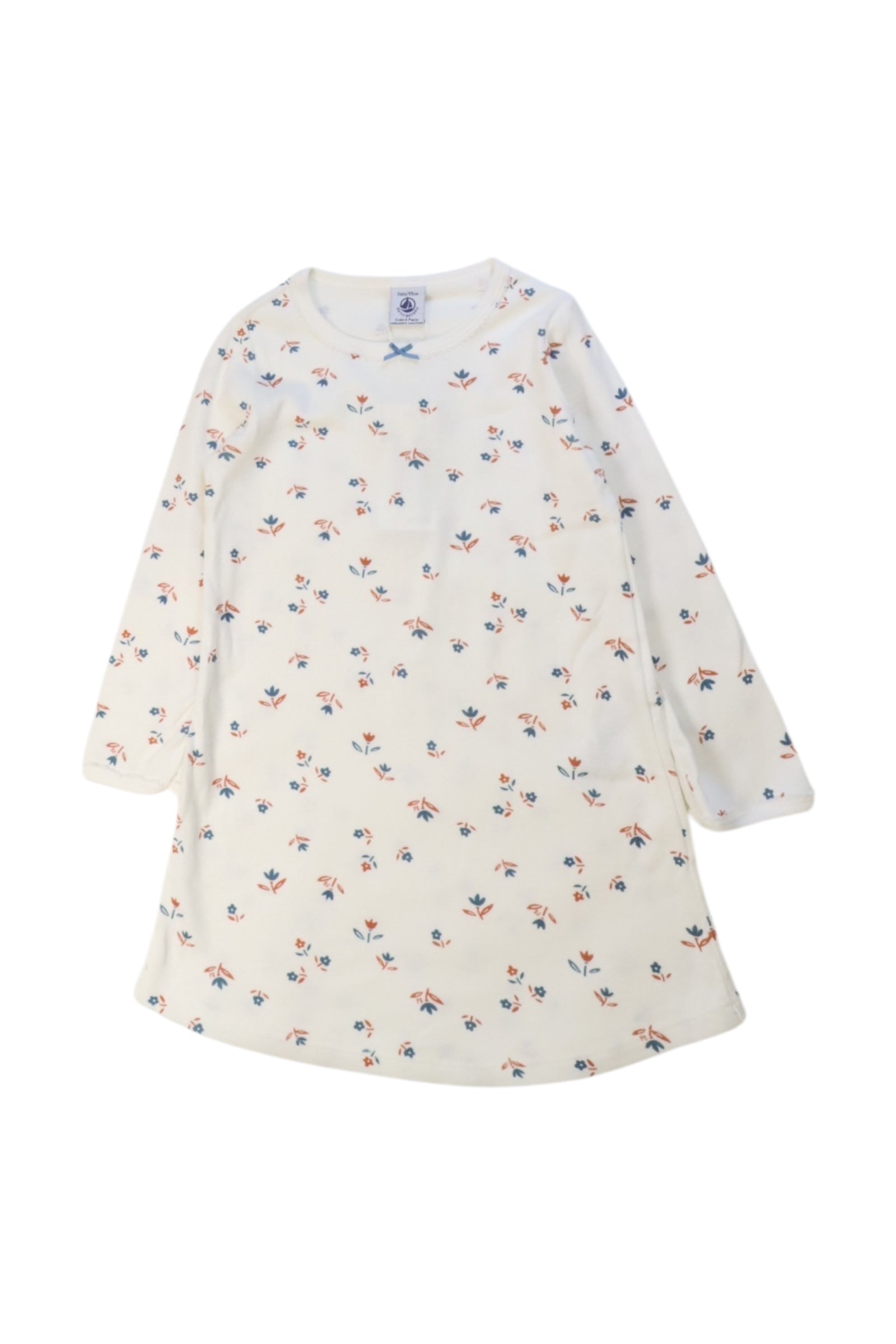 Petit Bateau Floral Long Sleeve Dress 3T、mySite、g9winljtr