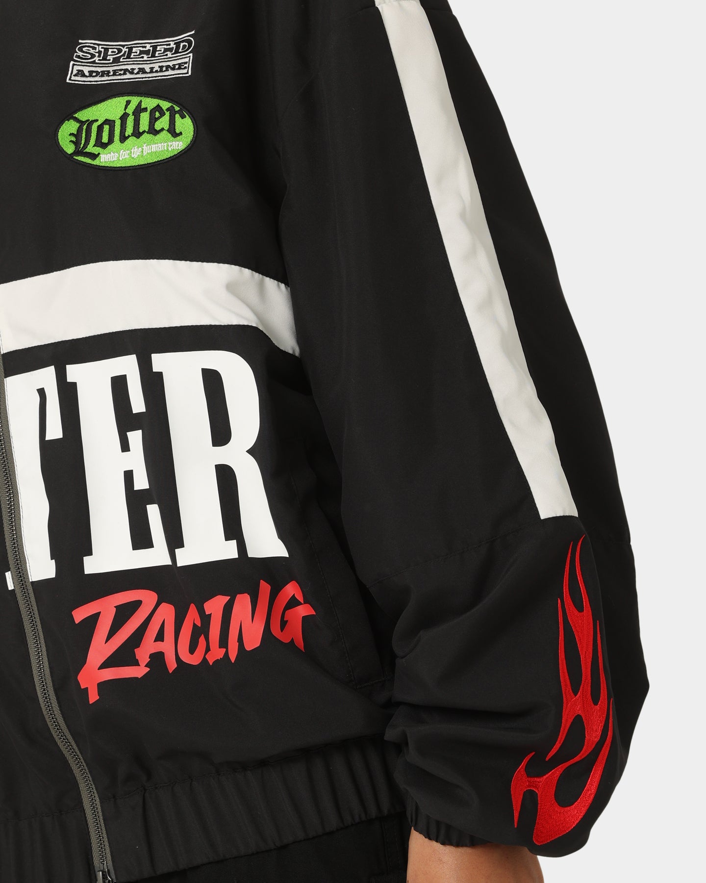 Loiter Speedway Windbreaker Jacket Black、mySite、zt4zffjzw