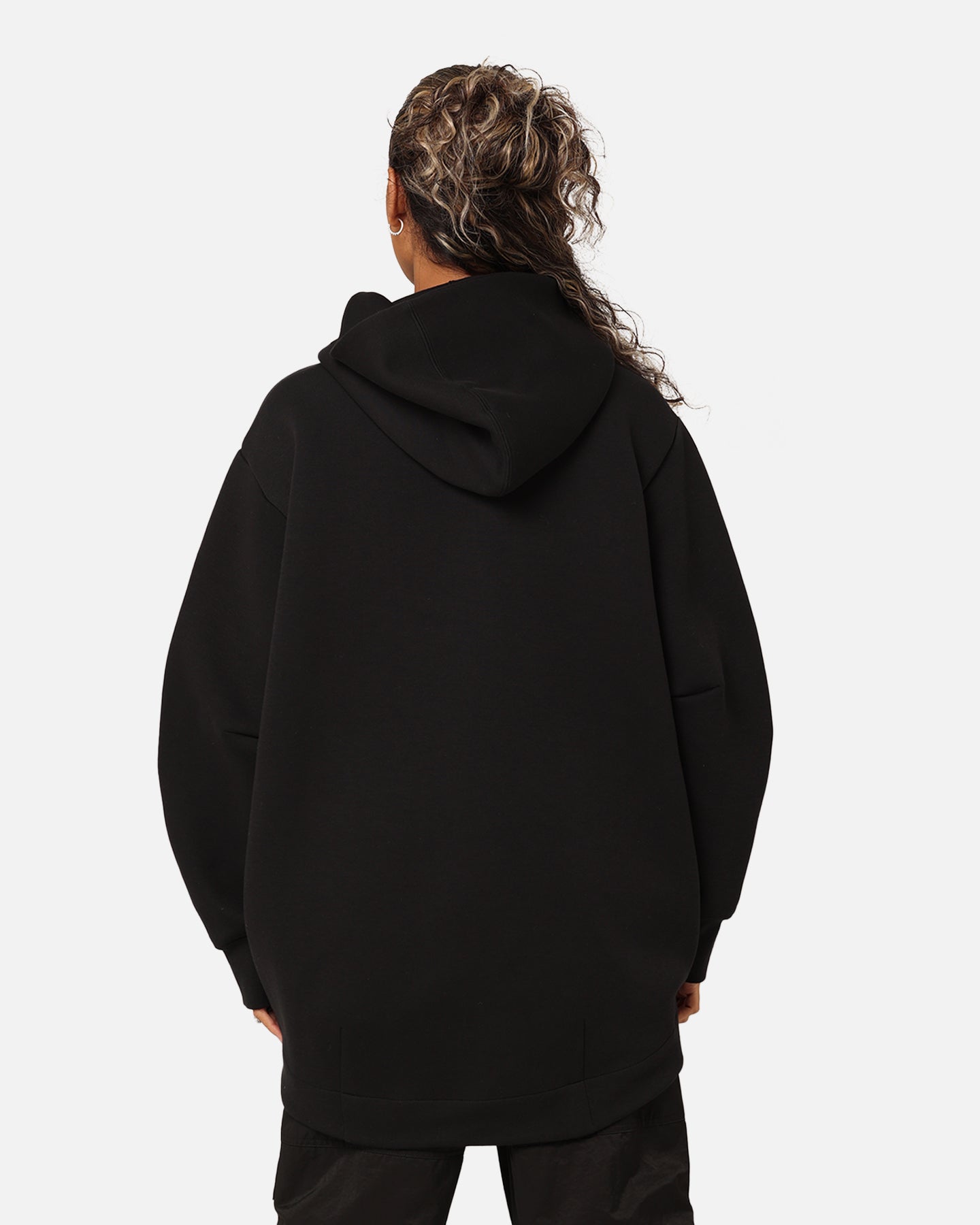 Nike Women's Sportswear Tech Fleece Oversized Full-Zip Hoodie Cape Black/Black、mySite、zt4zffjzw