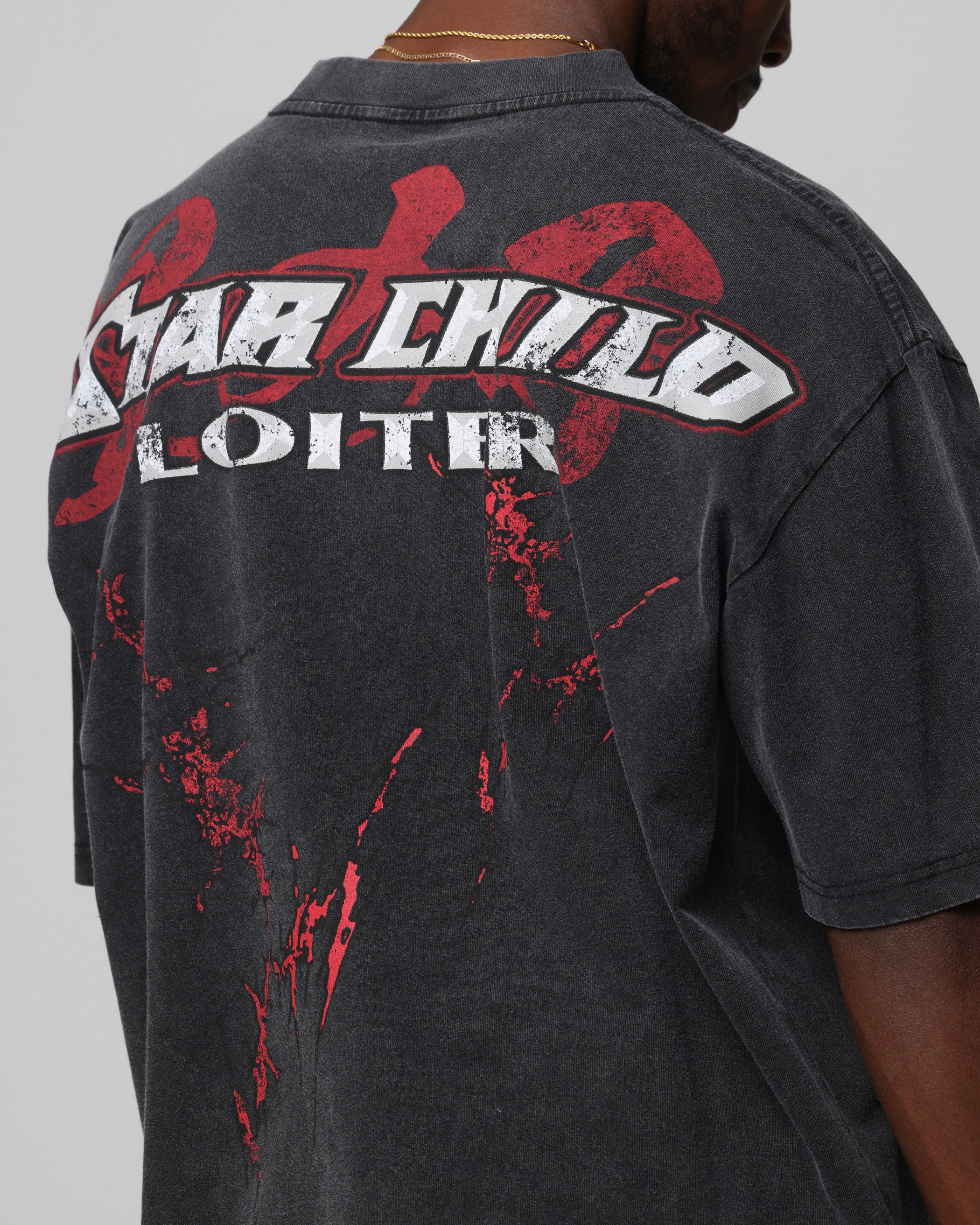 Loiter Valkyrie Vintage T-Shirt Black Wash、mySite、zt4zffjzw