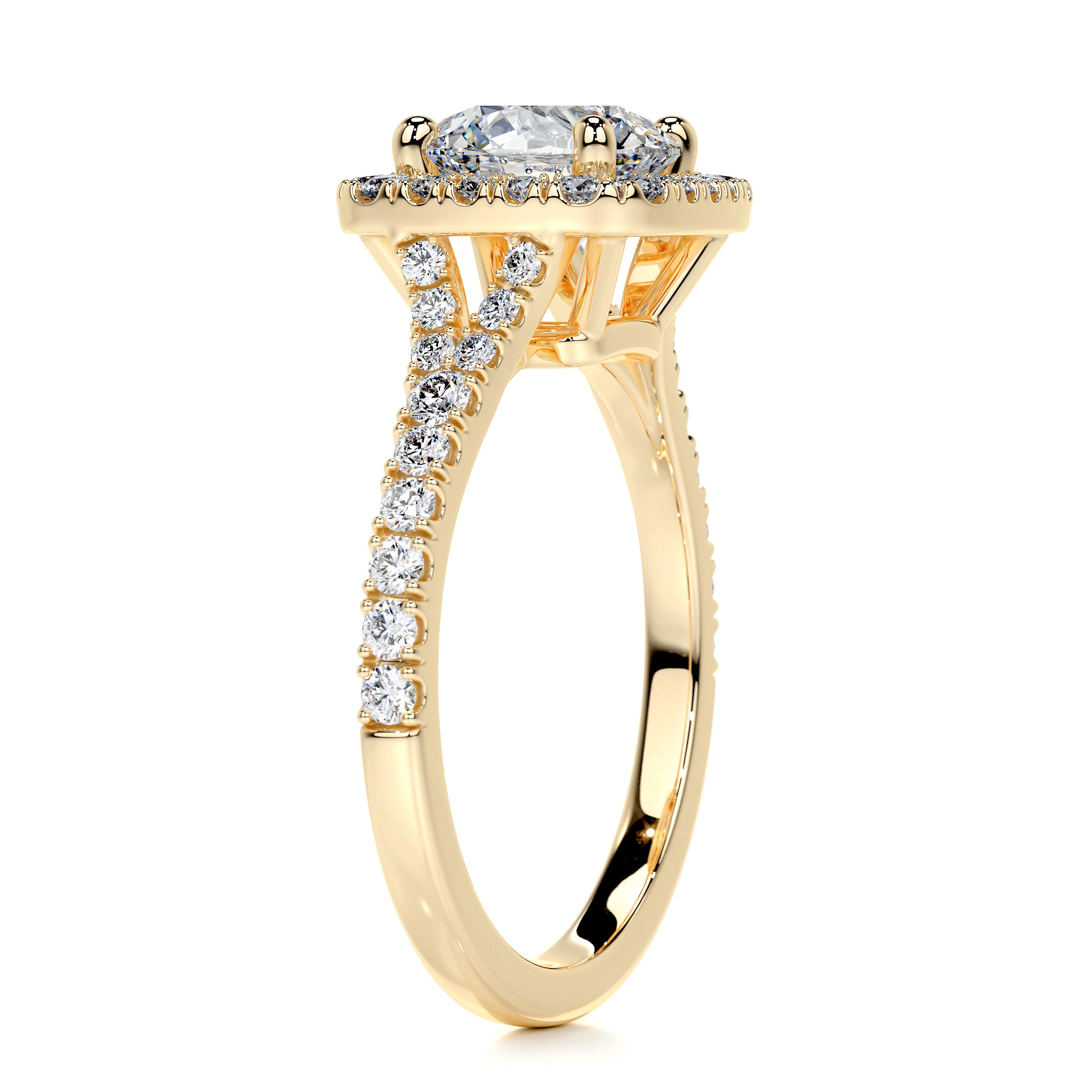 Addison Diamond Engagement Ring -18K Yellow Gold、mySite、hinf8tx79