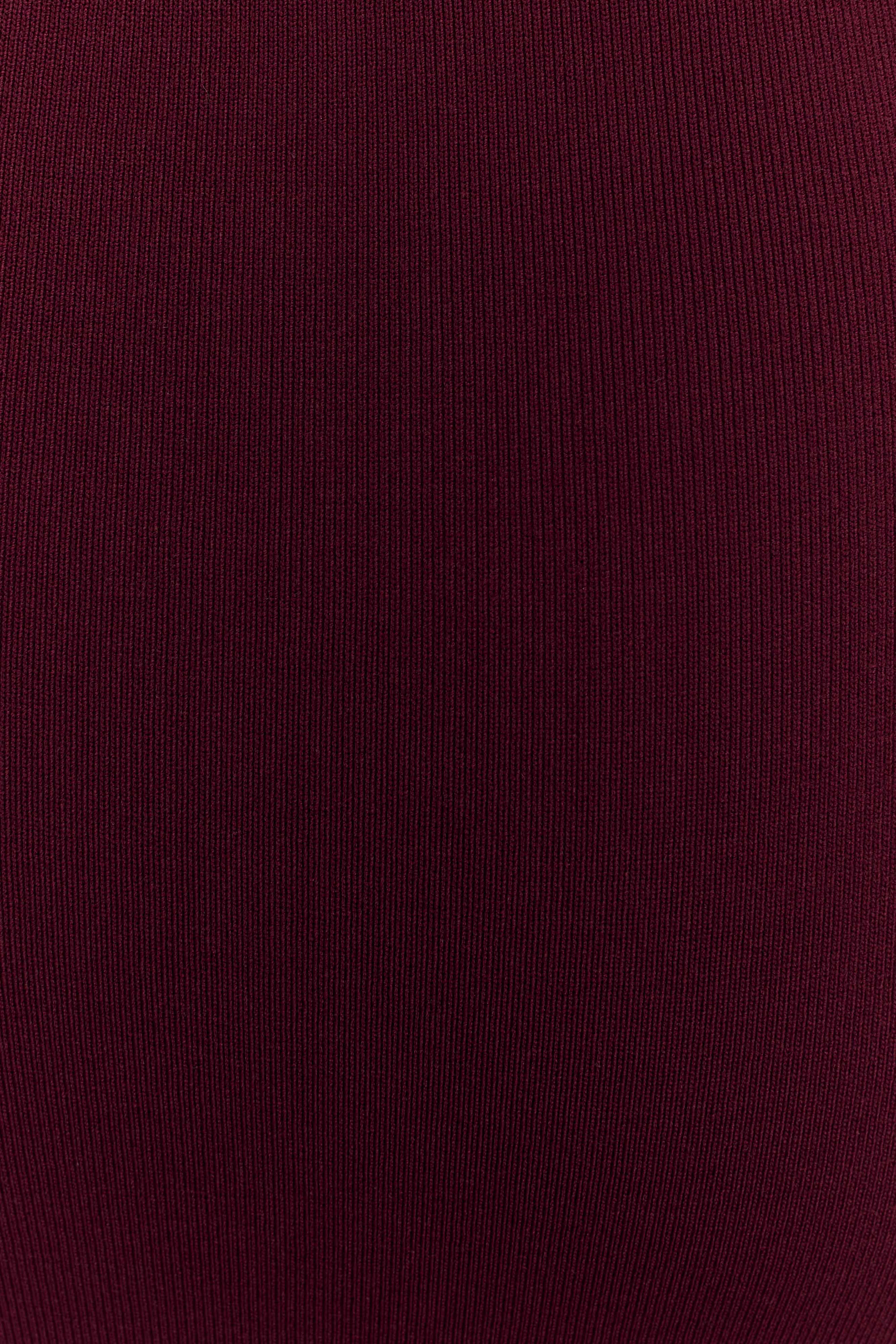 Francisca Mid Rise Knit Maxi Skirt - Merlot、mySite、solidvoid