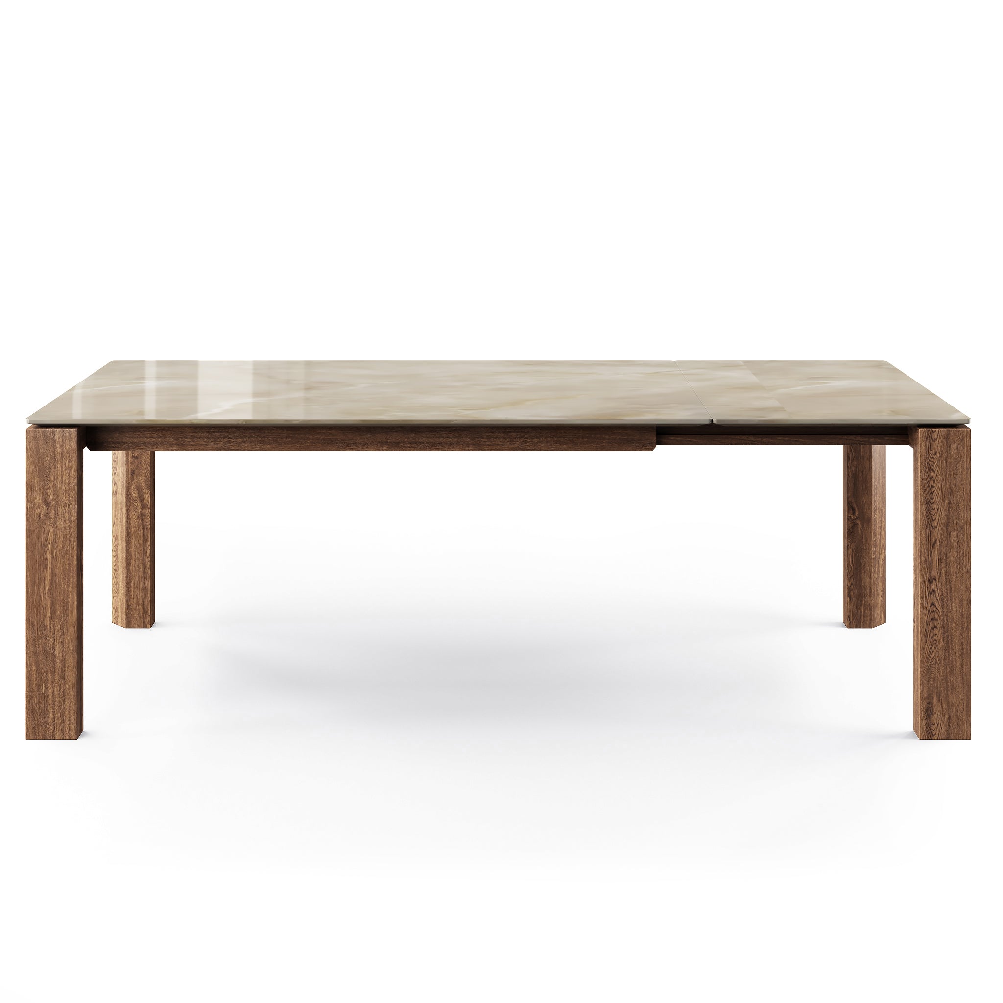  Omnia Dining Table Extendable with Marble and Wood Finish Options、mySite、sugarbowlscore