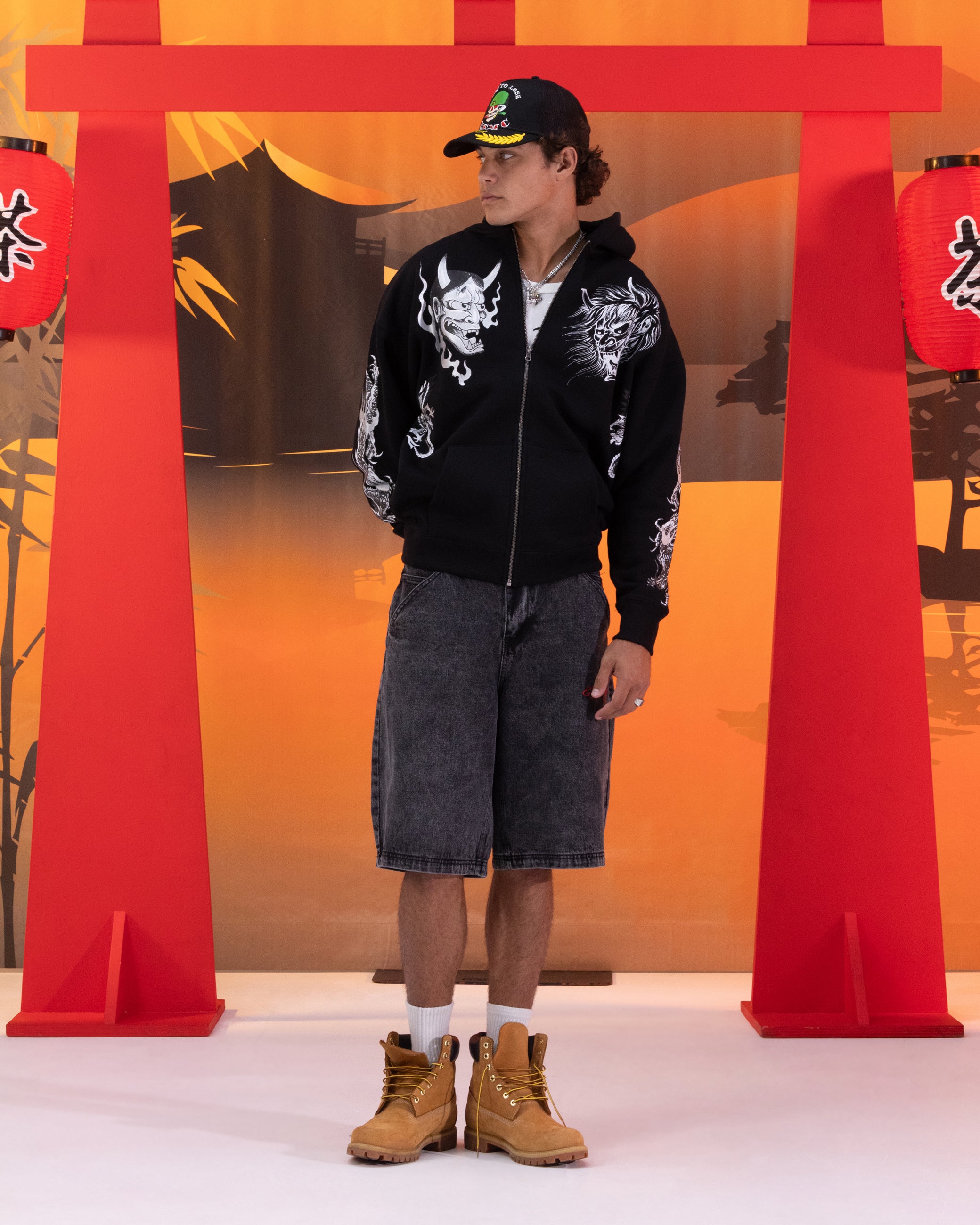 Ed Hardy Floral Zip Hoodie Black、mySite、zt4zffjzw