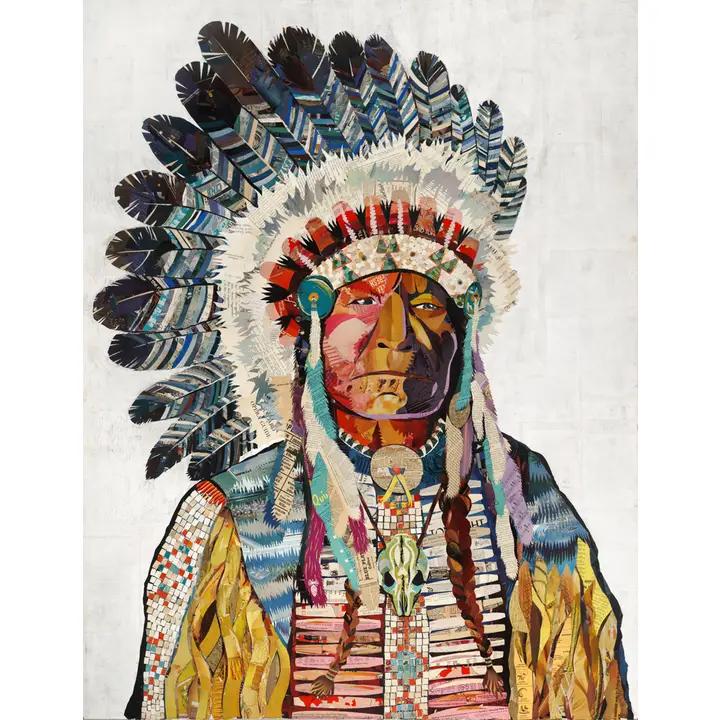 Art Print | Native American Art | American Heritage Chief、mySite、g9winljtr