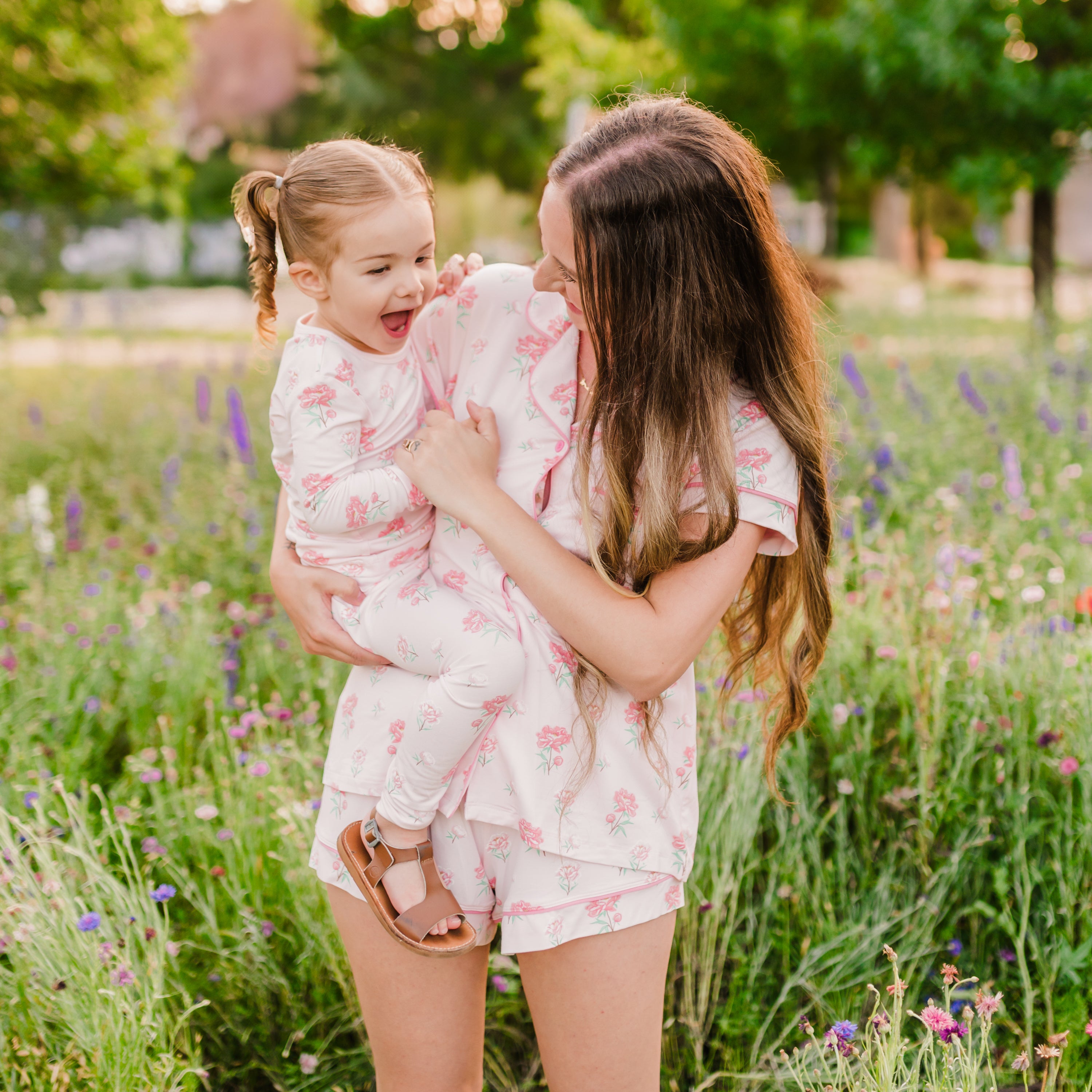  Long Sleeve Pajamas in Sakura Peony、mySite、layawaytickets