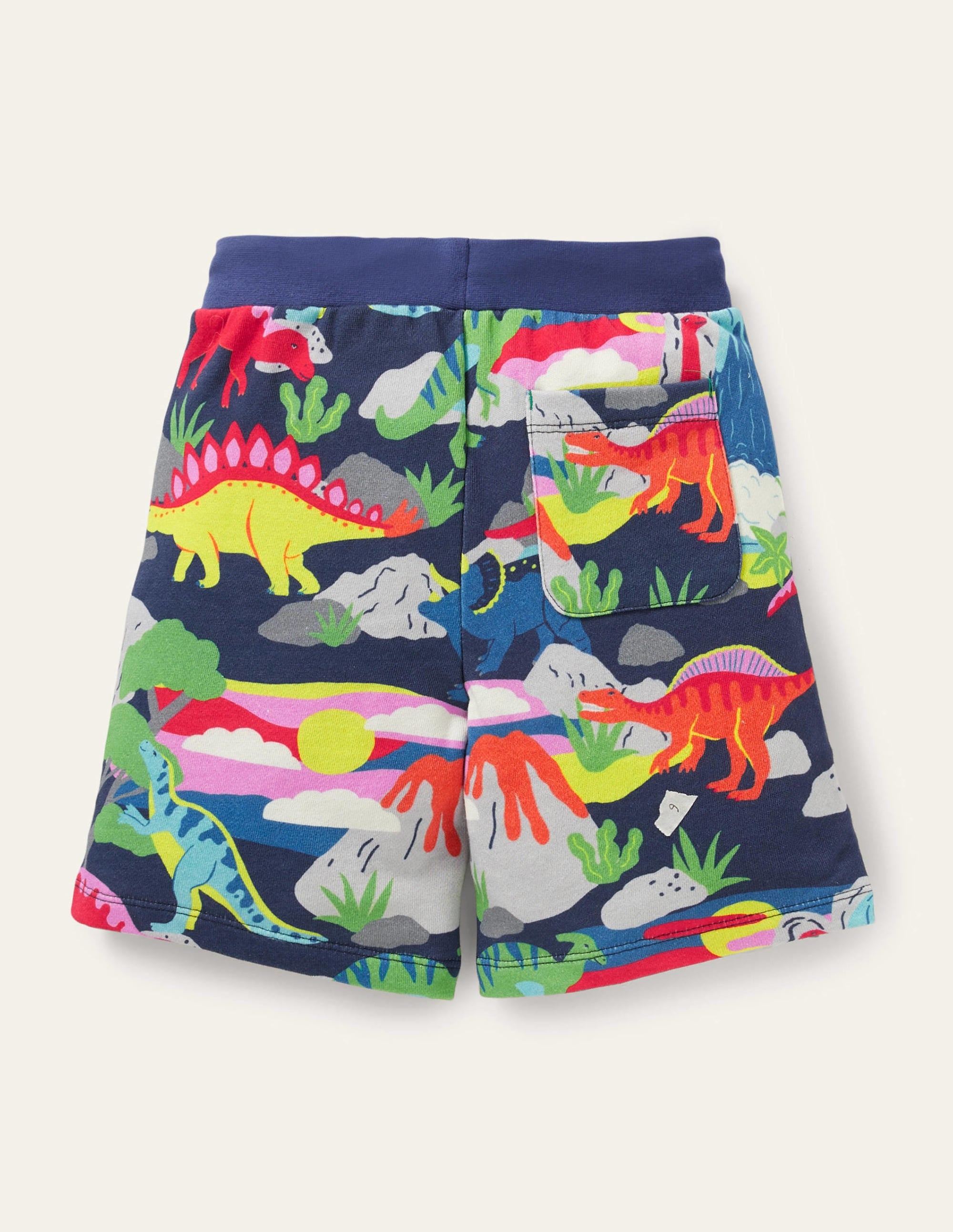  Printed Sweatshorts-Starboard Blue Dino Sunset、mySite、ashleygrahame