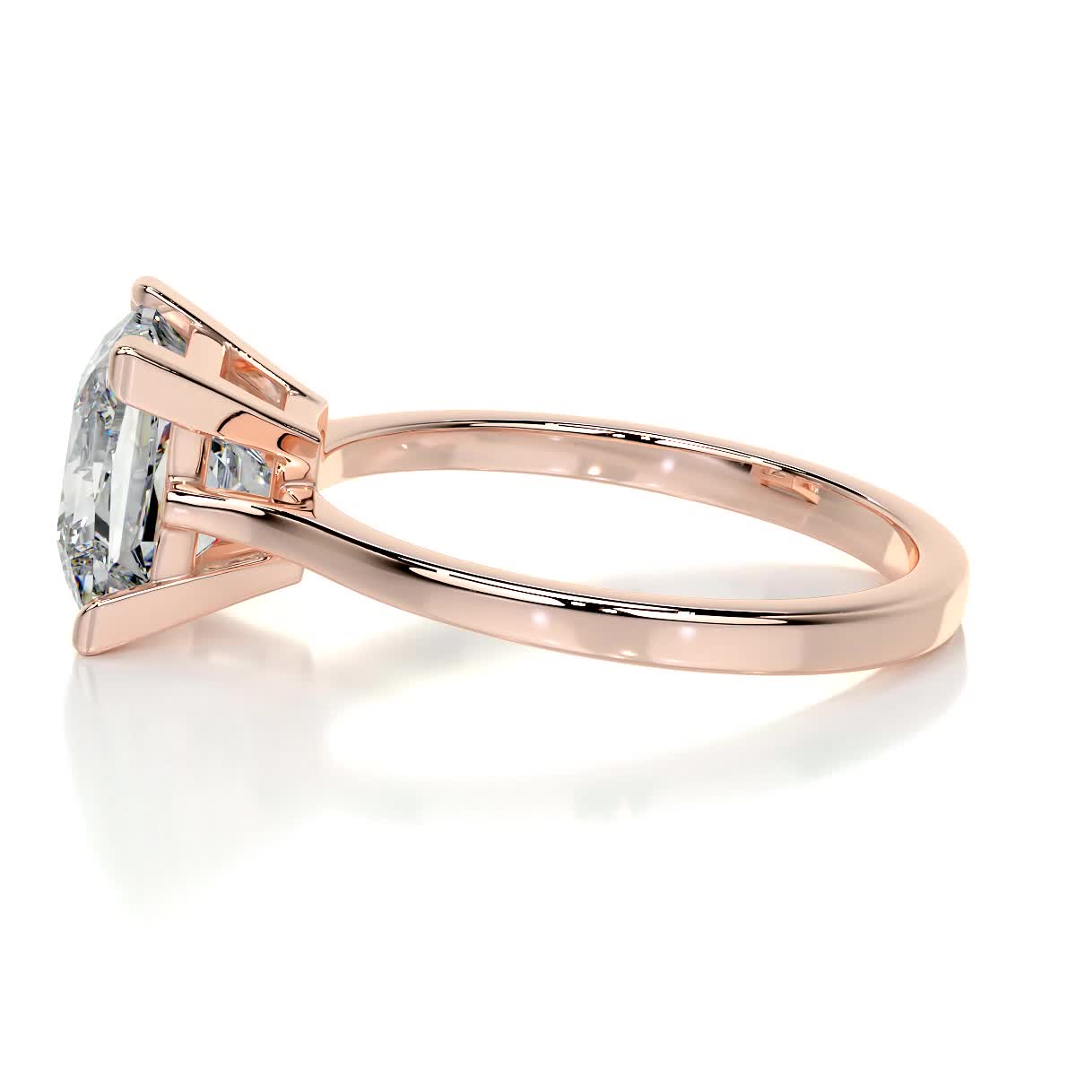 Ella Lab Grown Diamond Ring -14K Rose Gold、mySite、hinf8tx79