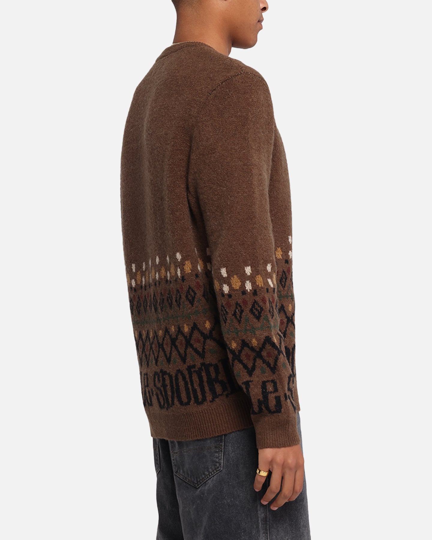S Double Knitted Sweater Chocolate、mySite、zt4zffjzw