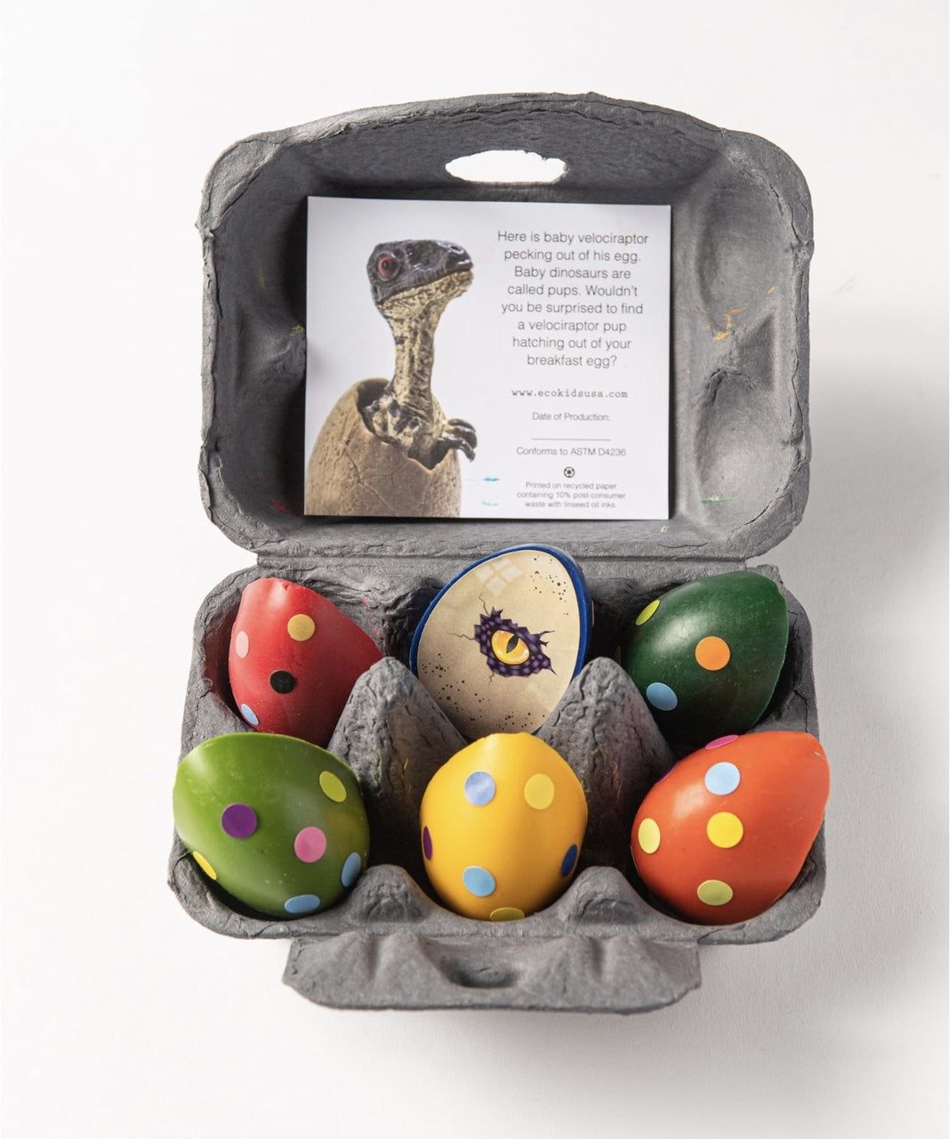 Dinosaur Eggs Beeswax Crayons、mySite、g9winljtr
