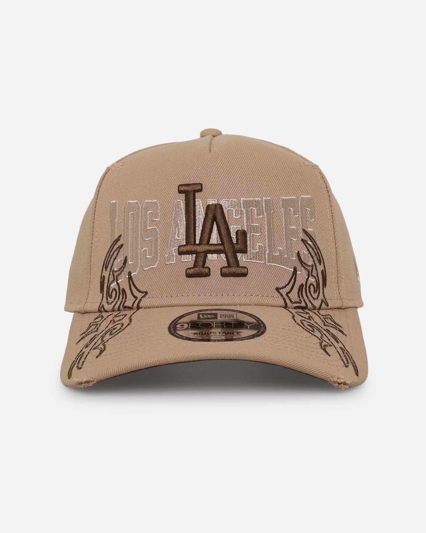 New Era Los Angeles Dodgers 'Tribal' 9FORTY A-Frame Snapback Camel、mySite、zt4zffjzw