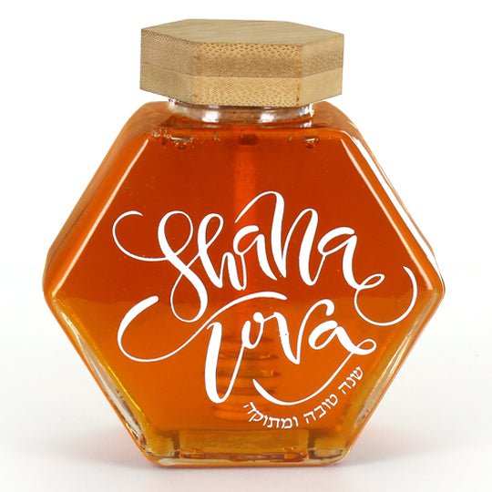  Hexagon Honey Pot with Wooden Dipper、mySite、elrpsem3k