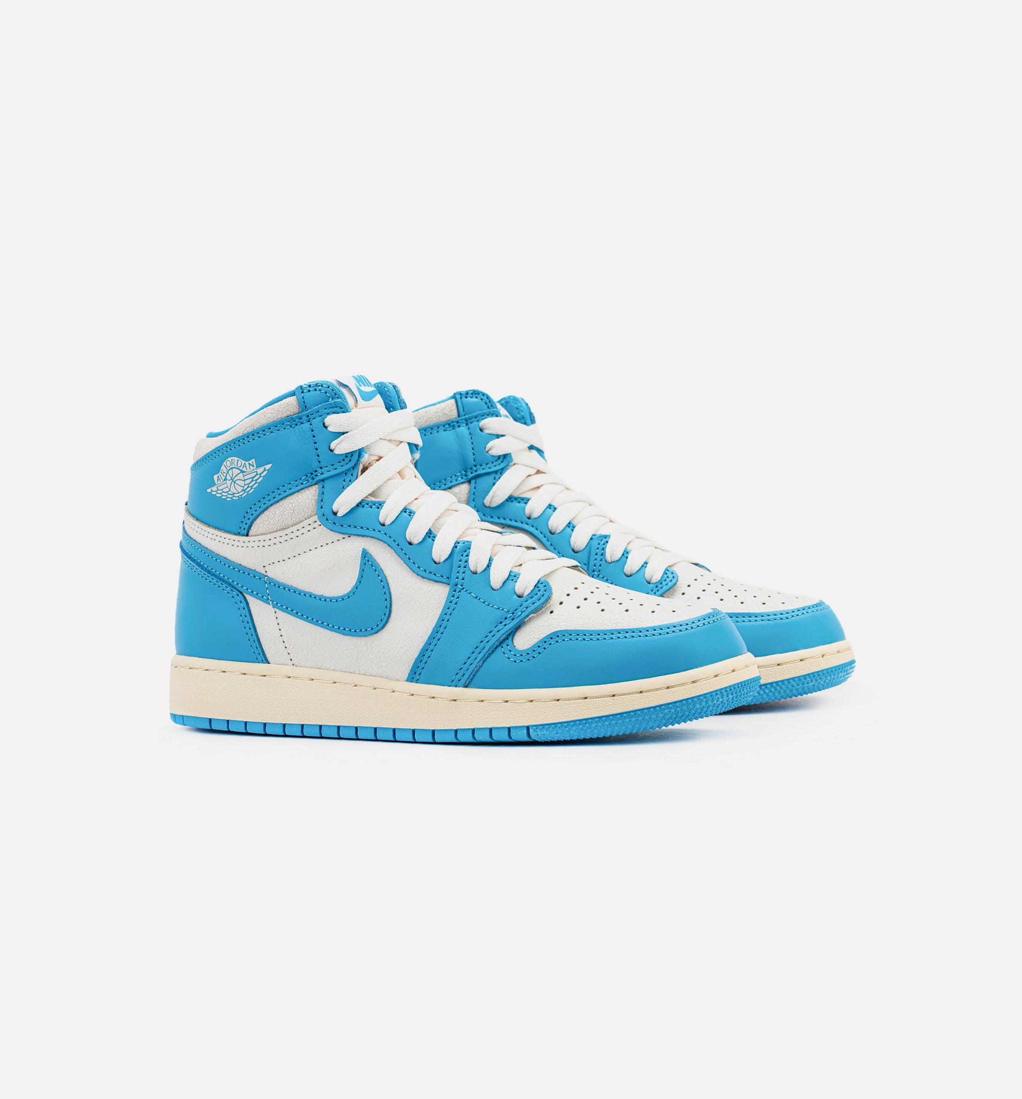 Air Jordan 1 Retro High OG UNC Reimagined Grade School Lifestyle Shoe - Dark Powder Blue/Sail Free Shipping、mySite、dreamappss