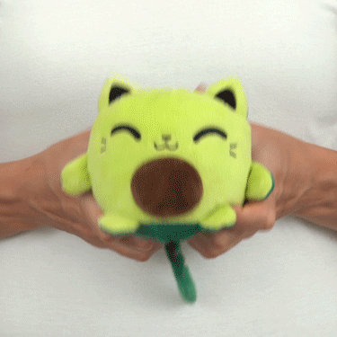 TeeTurtle Reversible Cat Plushmate (Avo-cat-o)、mySite、lovesweatpilates