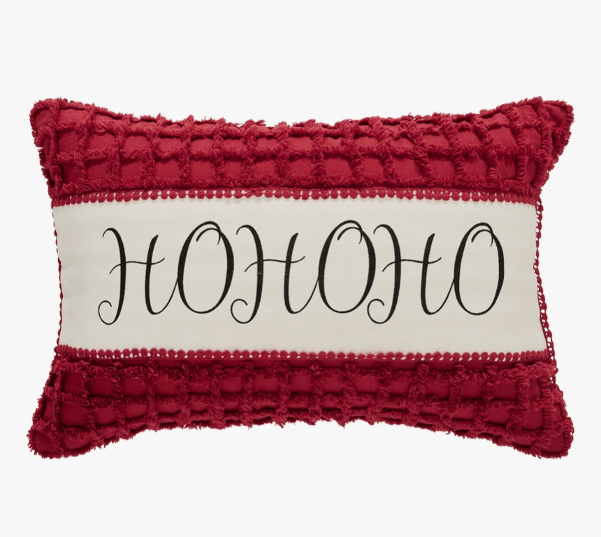 Kringle Chenille Ho Ho Ho Pillow 14x22、mySite、g9winljtr