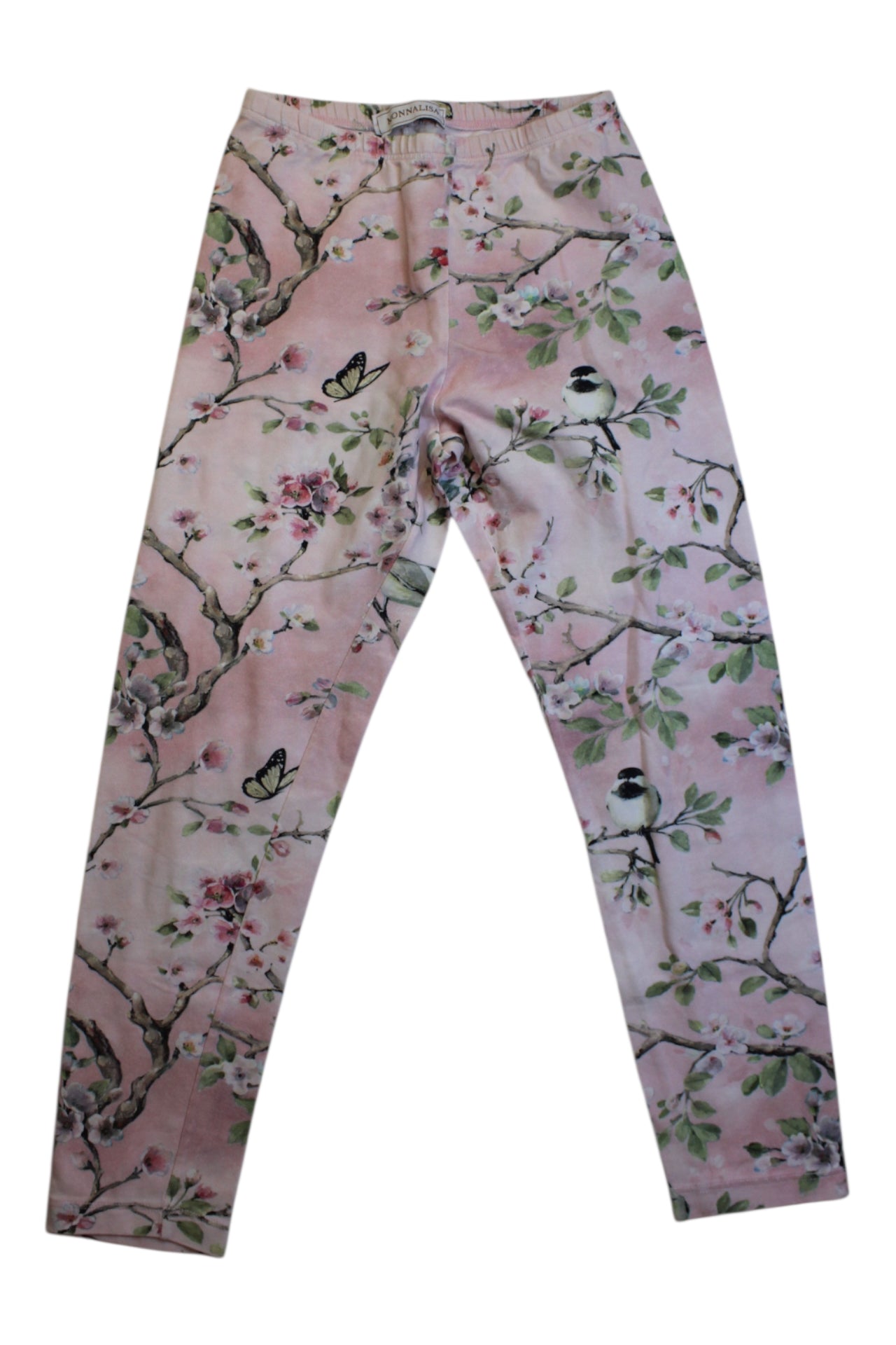 Monnalisa Floral Bird Leggings 10Y、mySite、g9winljtr