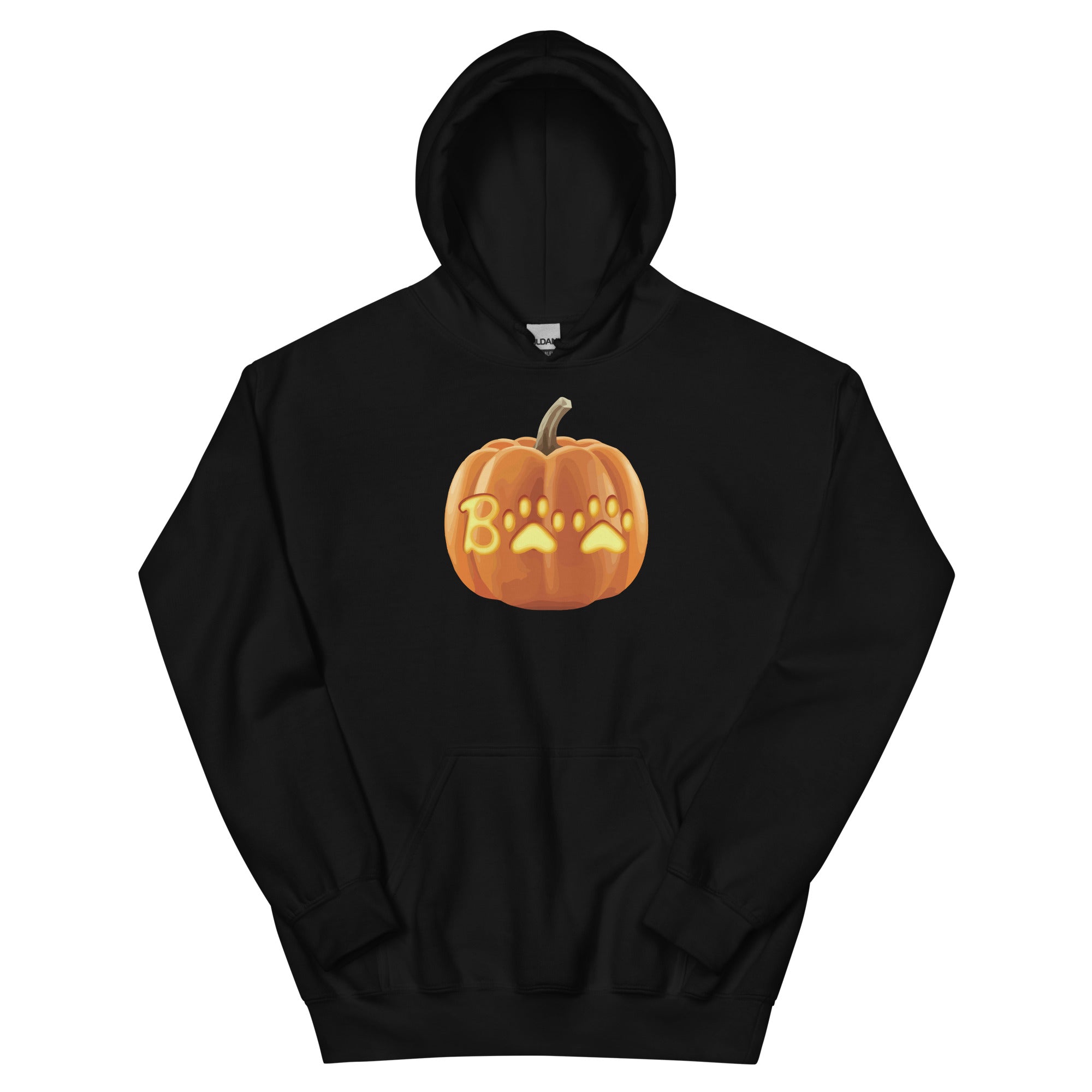 Paw Print Boo Pumpkin Hoodie、mySite、camillekostekn