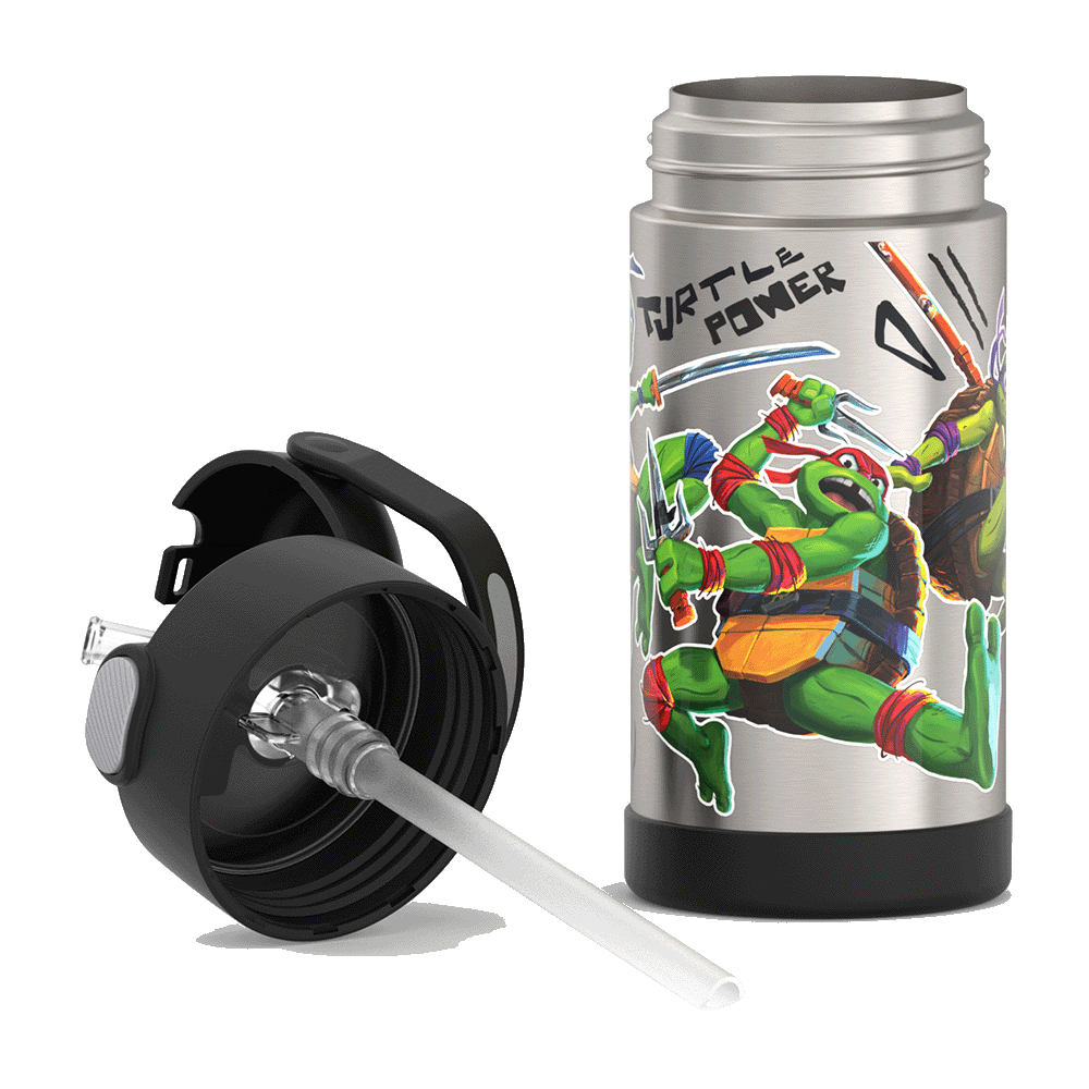 12oz FUNTAINER® WATER BOTTLE TEENAGE MUTANT NINJA TURTLES、mySite、noshort