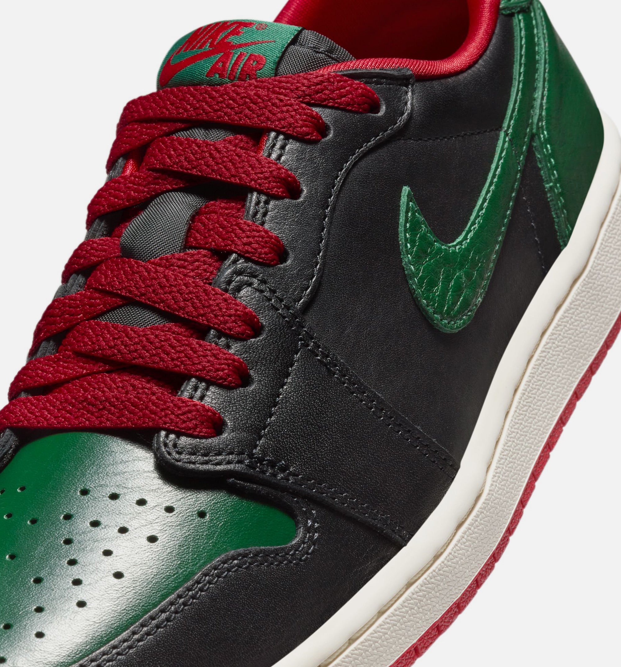 Air Jordan 1 Low OG Gorge Green Womens Lifestyle Shoe - Black/Gorge Green/Varsity Red/Sail、mySite、dreamappss